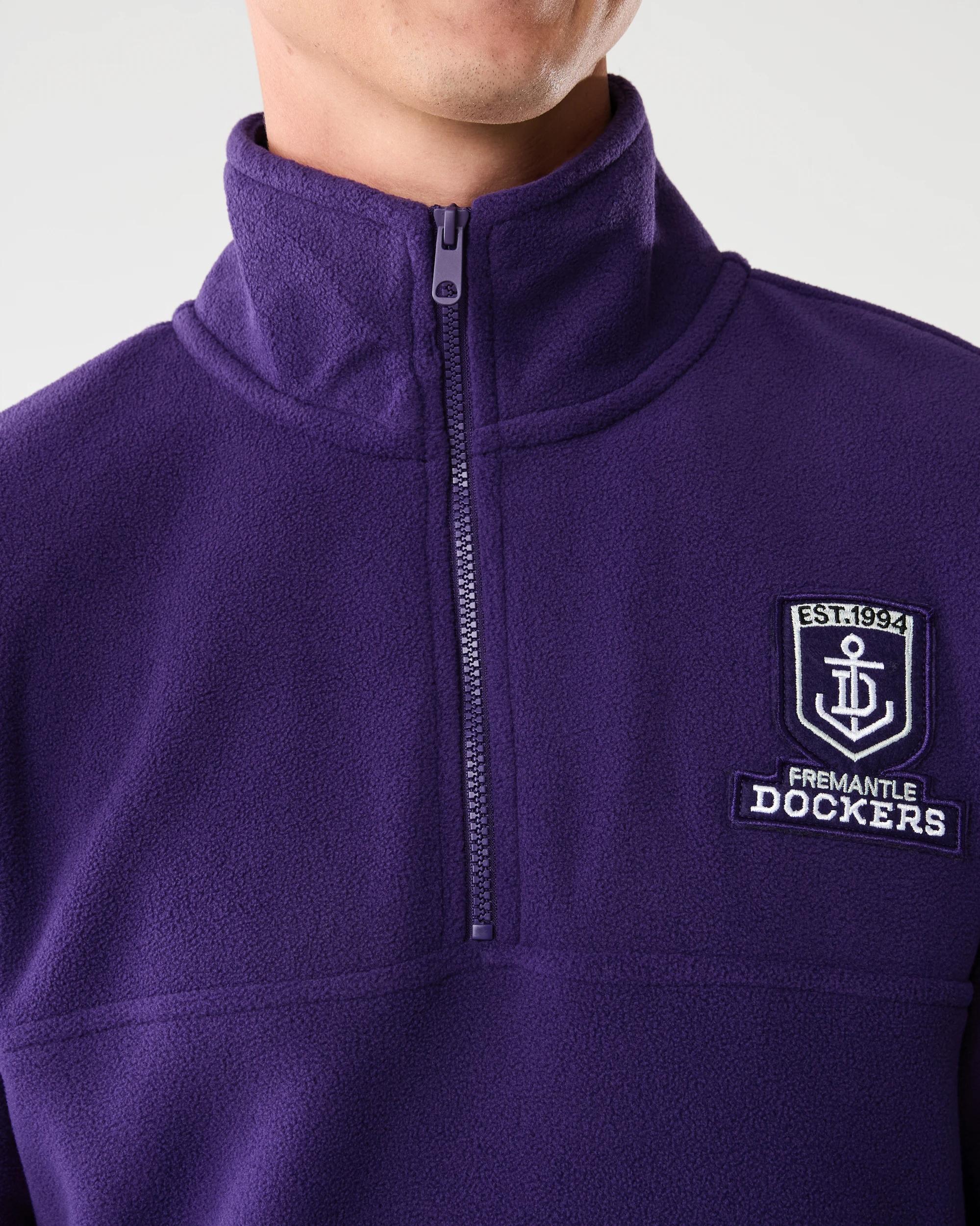 6 Official AFL Adult Polar Fleece Jacket Fremantle, 6 of 9