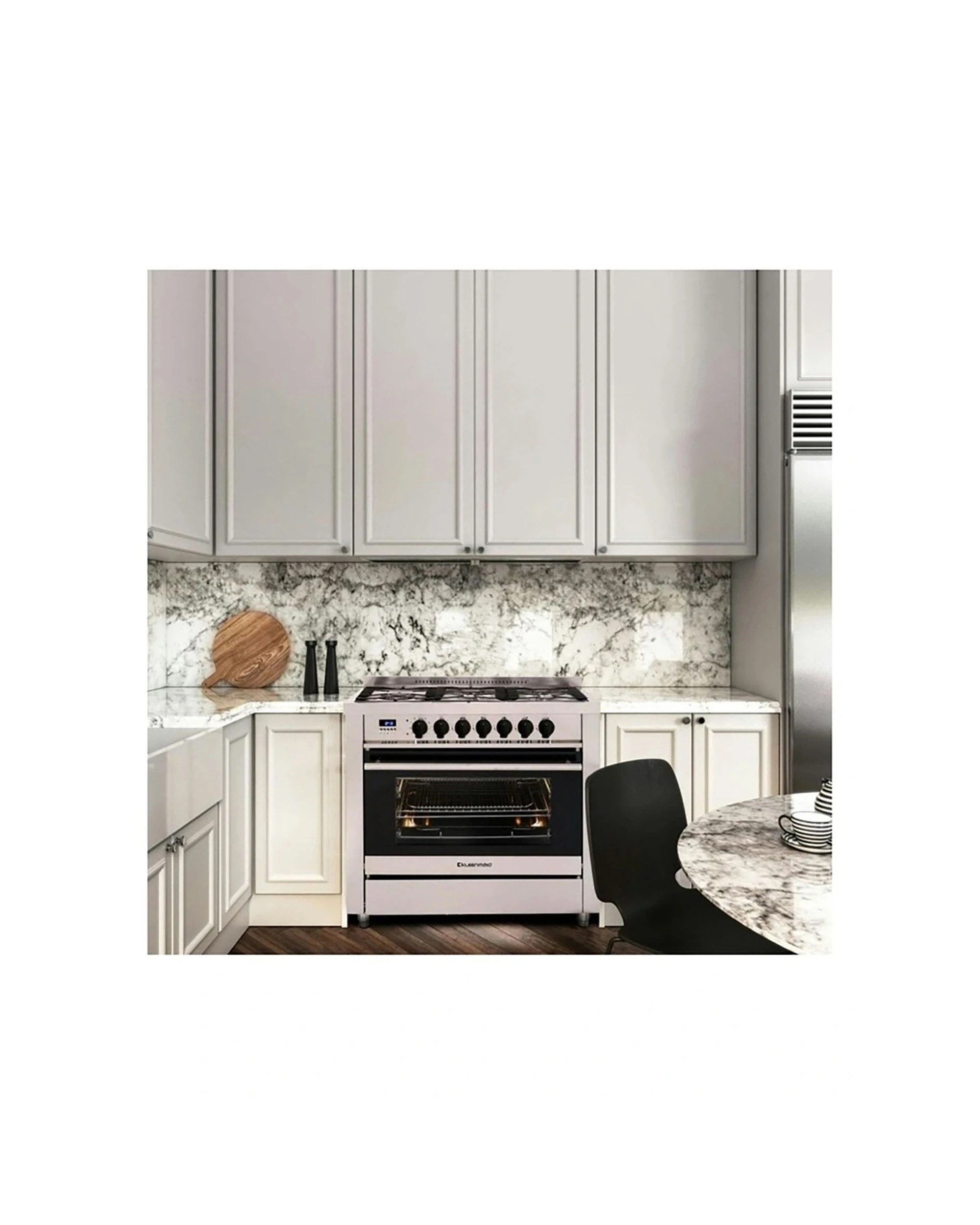 2 Kleenmaid Fixed Undermount Rangehood 90cm Black Kitchen Exhaust Vent - Black, 2 of 4
