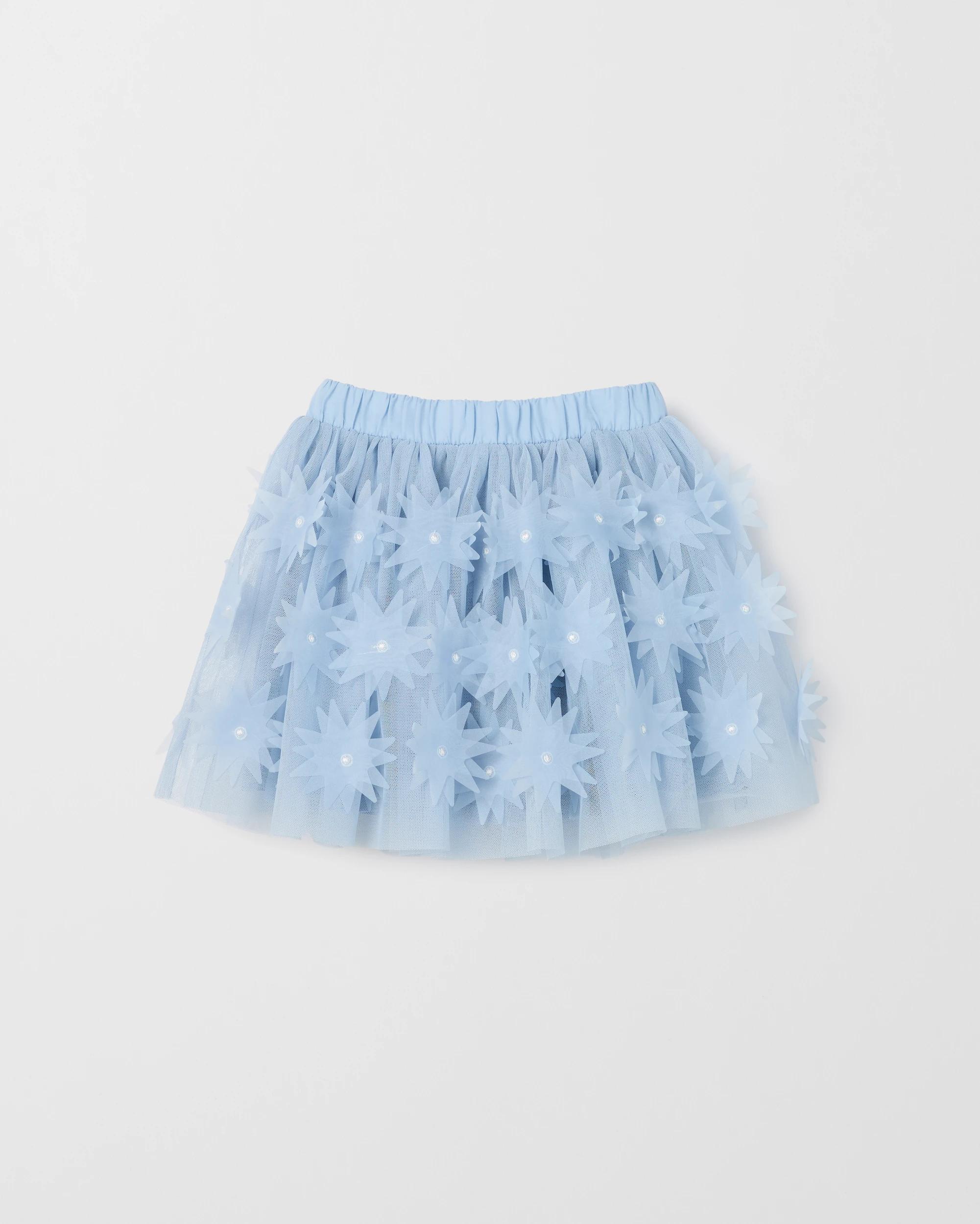 1 Disney Frozen Embellished Tulle Occasion Skirt BLUE, 1 of 1