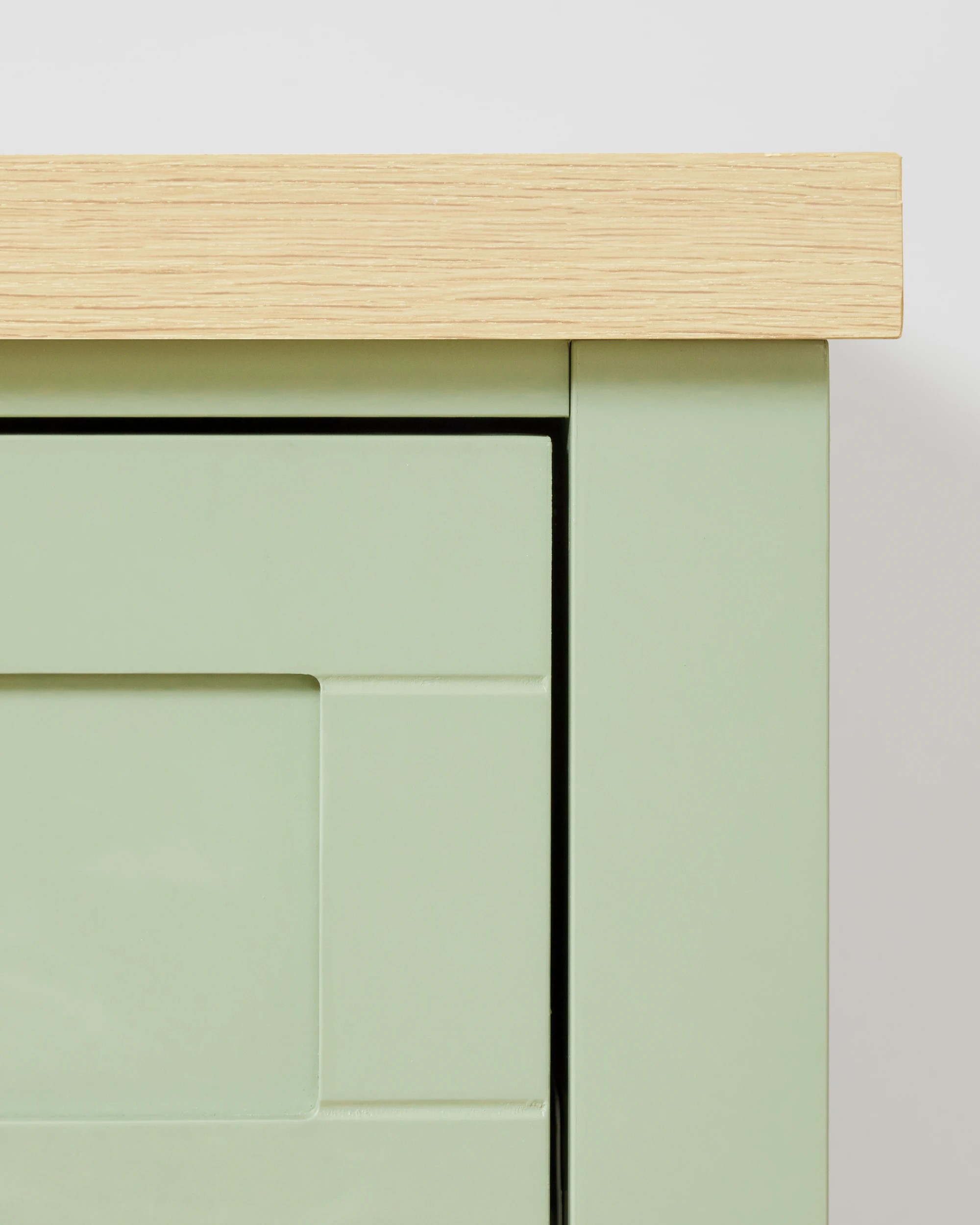 7 Camille 3 Drawer Bedside Table - Sage, 7 of 9