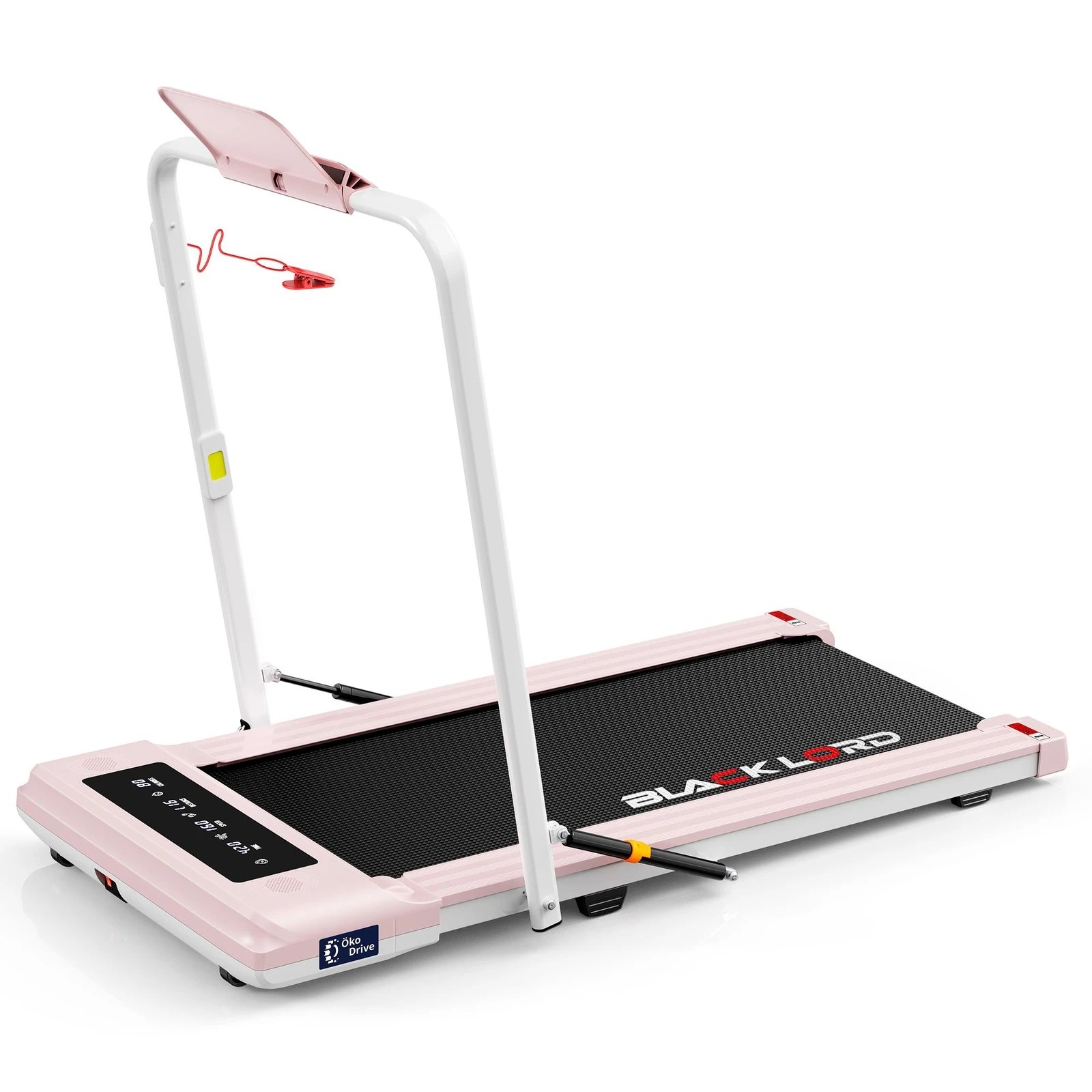 1 Black Lord Treadmill 2 IN 1 Electric Walking Pad Hydraulic Foldable 40cm Belt - Pink, 1 of 10