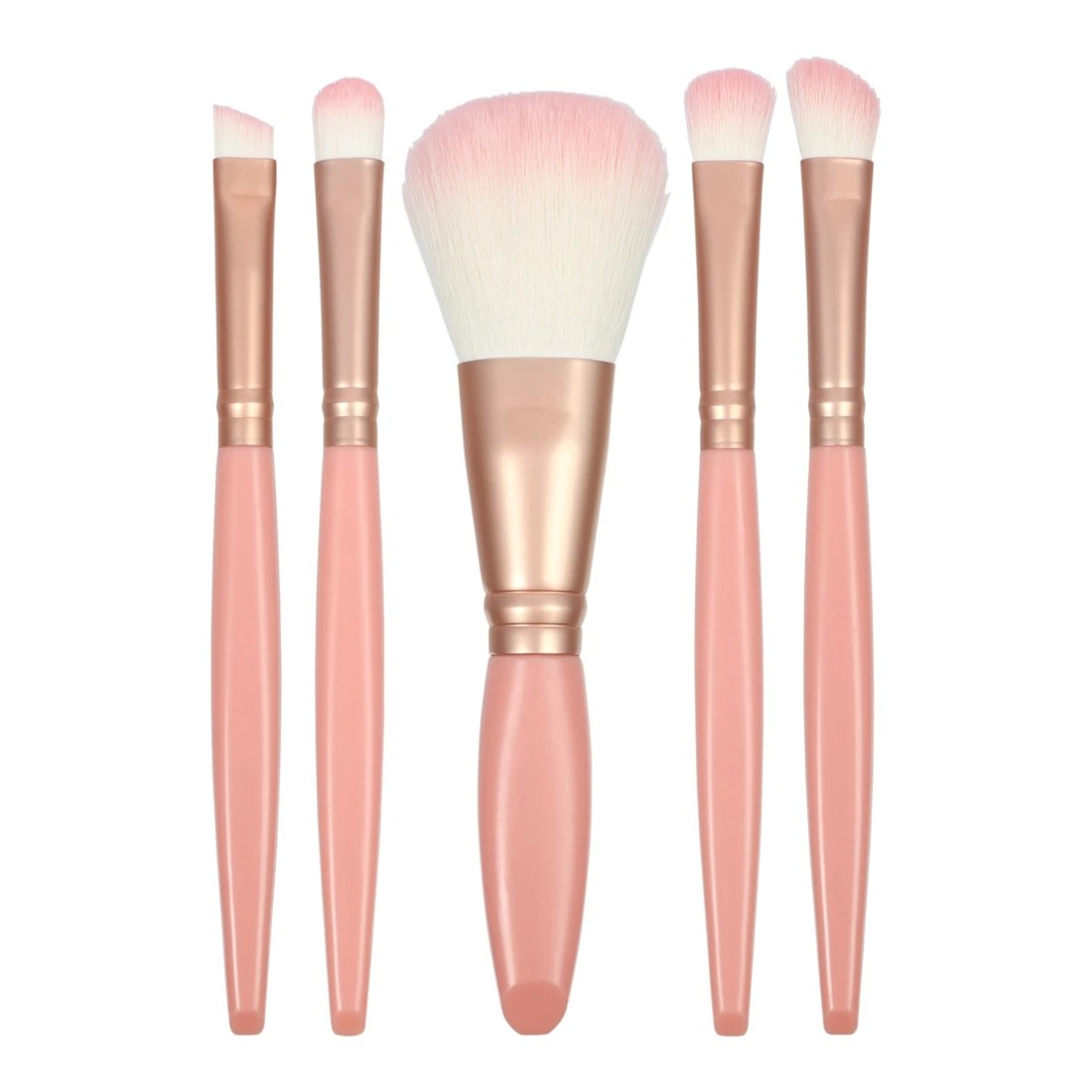 3 BYS Queen Bee 5 Piece Makeup Brush Kit - Rose Gold, 3 of 5