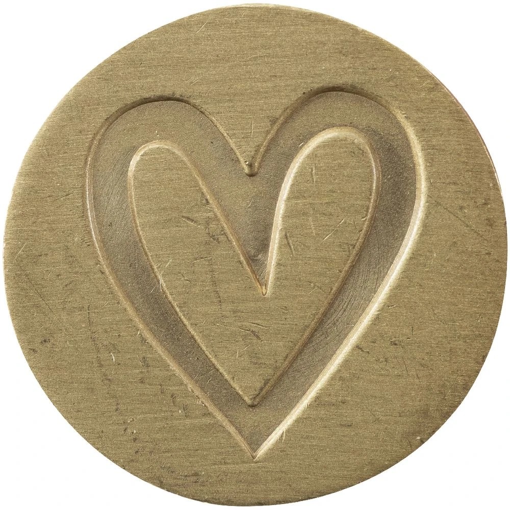 2 Born Wax Seal Stamp Heart, 2 of 3