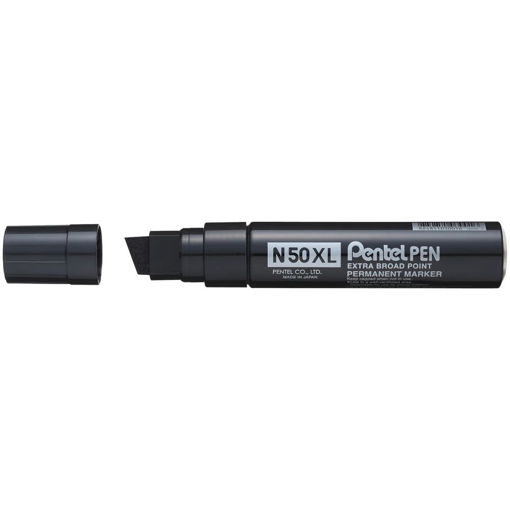 2 Pentel N50XL Jumbo Permanent Marker Black, 2 of 6