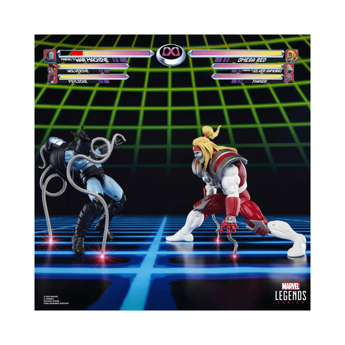 5 Hasbro Marvel Legends Series Gamerverse War Machine vs Omega Red Action Figure 2 Pack, 5 of 8