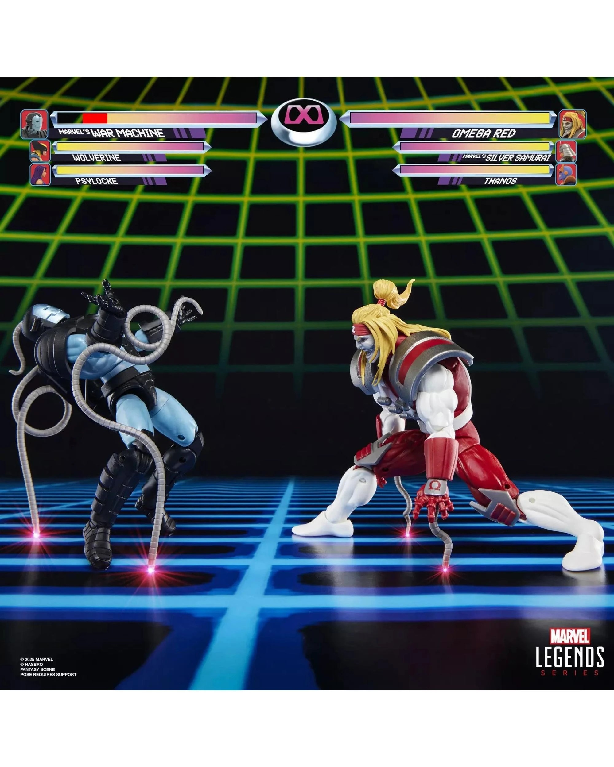 5 Hasbro Marvel Legends Series Gamerverse War Machine vs Omega Red Action Figure 2 Pack, 5 of 8