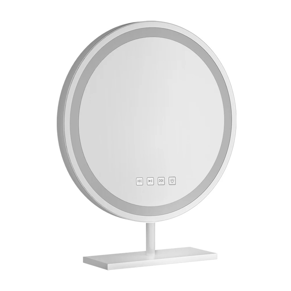 1 Embellir Makeup Mirror 40x40cm Hollywood Vanity with LED Light Tabletop Round - Multi, 1 of 6