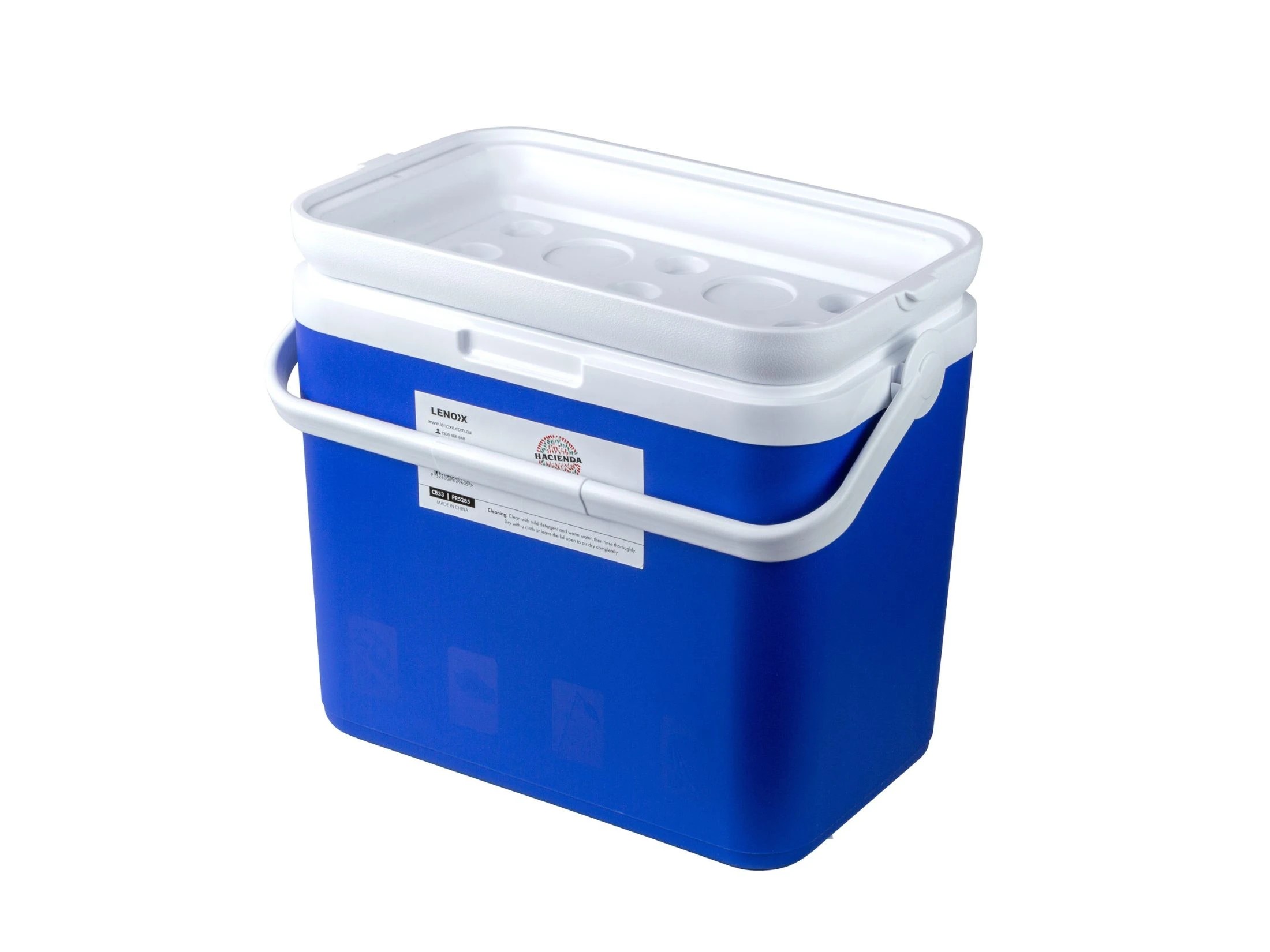 3 Hacienda 33L Portable Cooler Box Ice Chest - Blue/White, 3 of 3