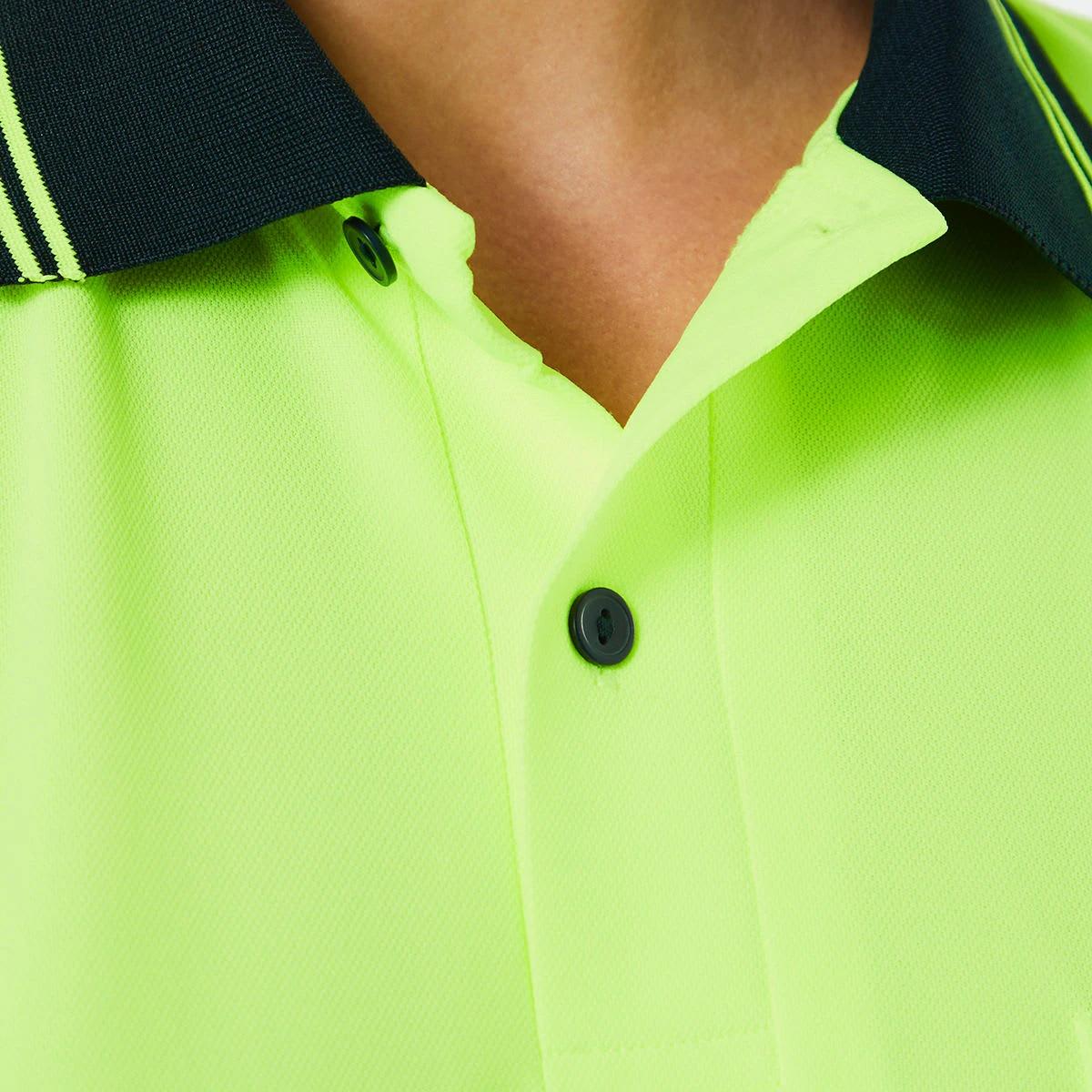 10 Hi-Visibility Long Sleeve Polo Shirt Yellow, 10 of 10