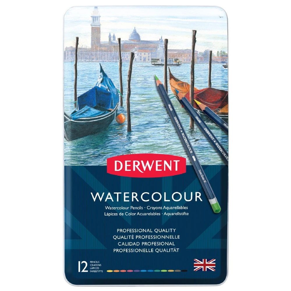 3 Derwent Watercolour Pencils 12 Pack, 3 of 4