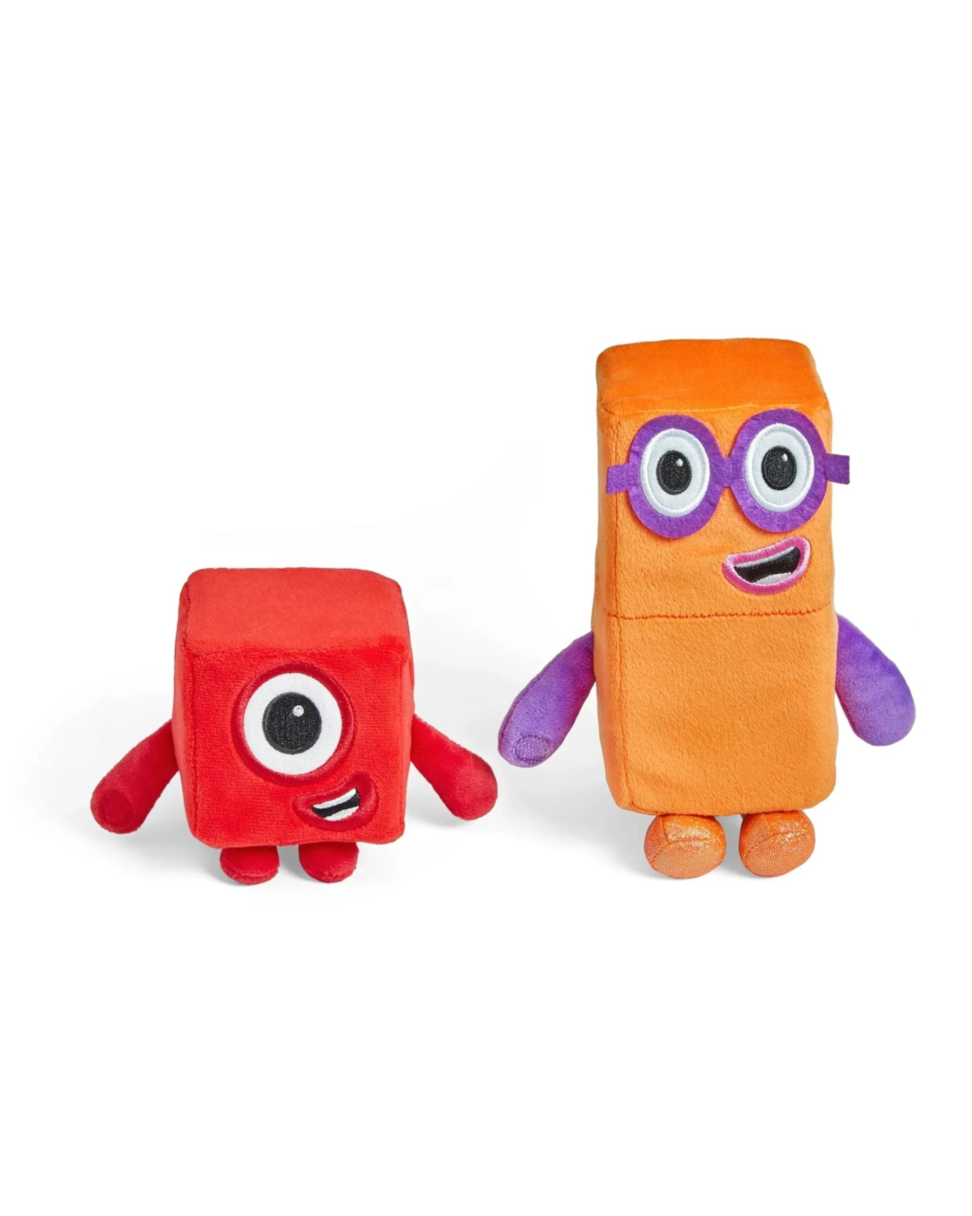 2 Hand2Mind Numberblocks One and Two Playful Pals Plush, 2 of 3