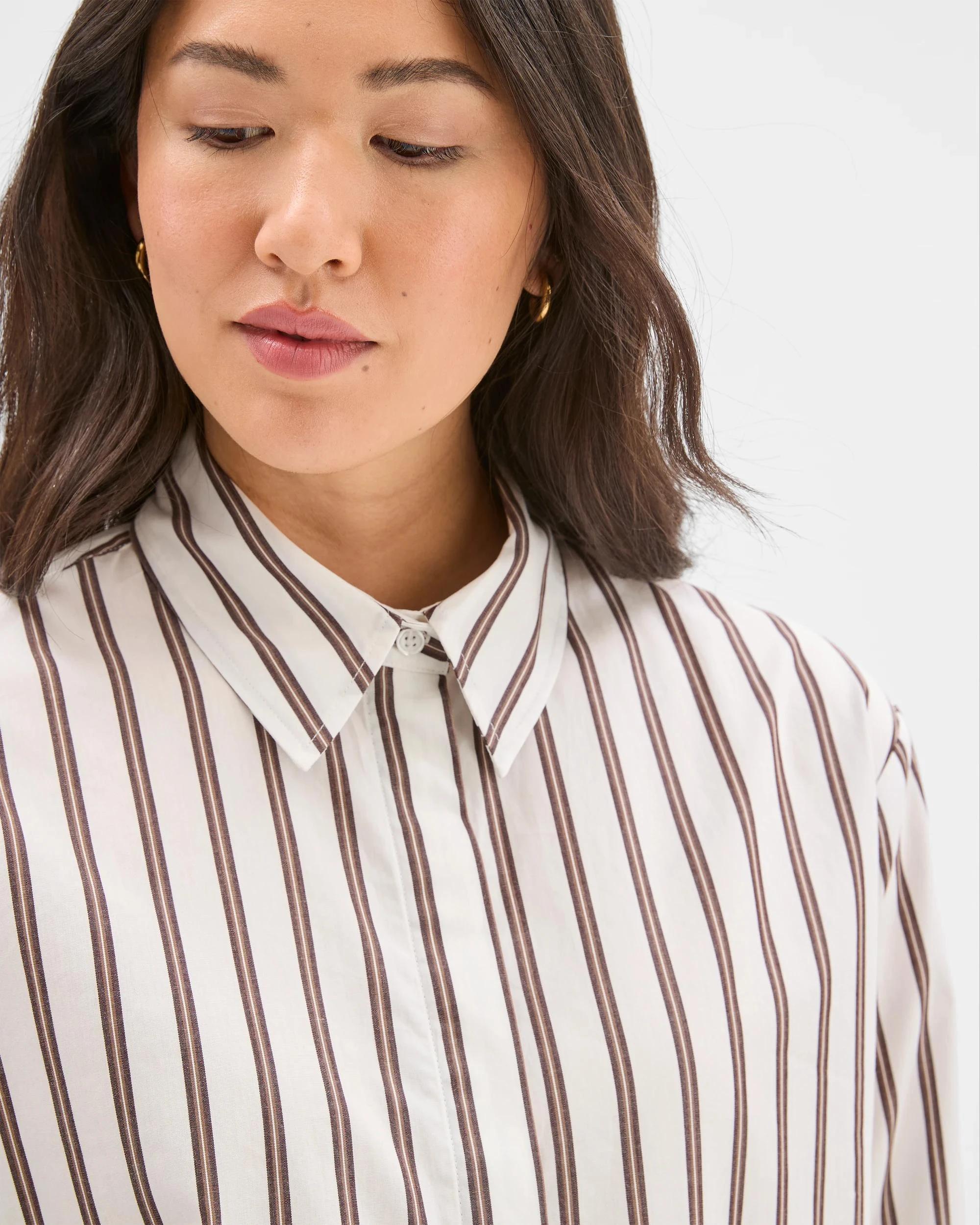 5 Preview Australian Cotton Poplin Shirt CLOUD DANCER, 5 of 6