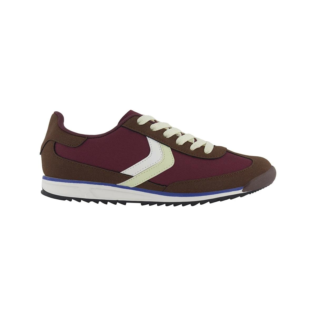 1 Retro Nylon Sneakers BURGUNDY, 1 of 5