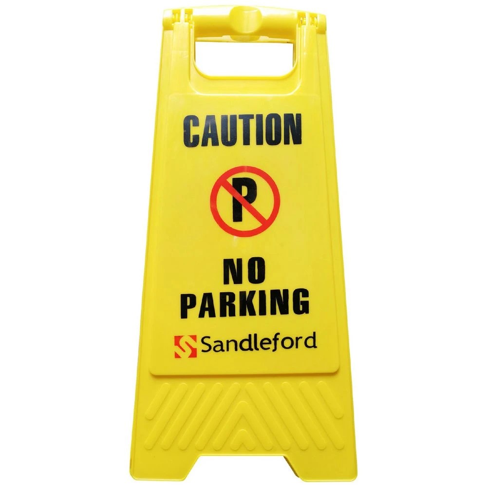 1 Caution No Parking A-Frame Sign Yellow, 1 of 1