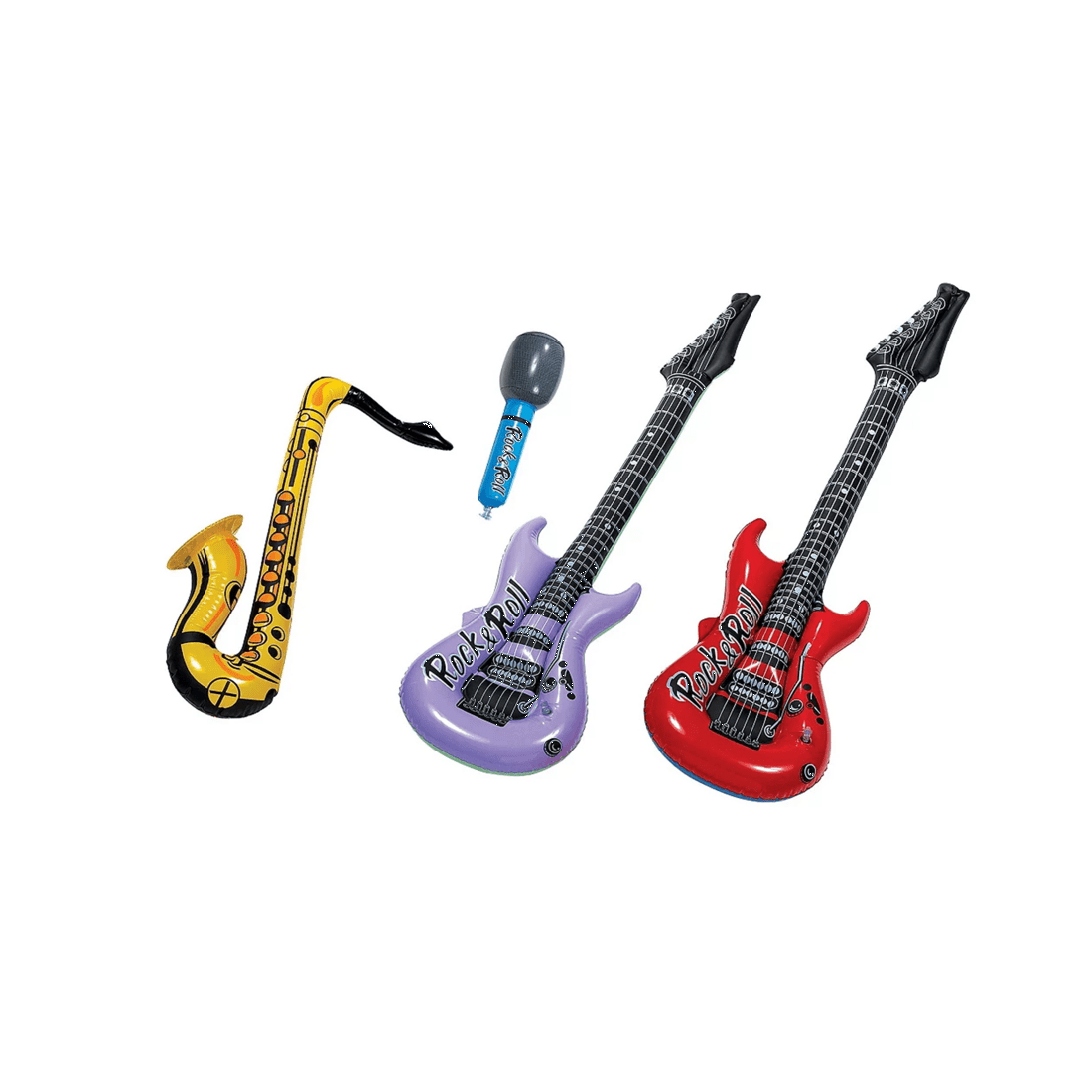 1 Amscan Inflatable Rock Band Instruments Pack of 4, 1 of 1