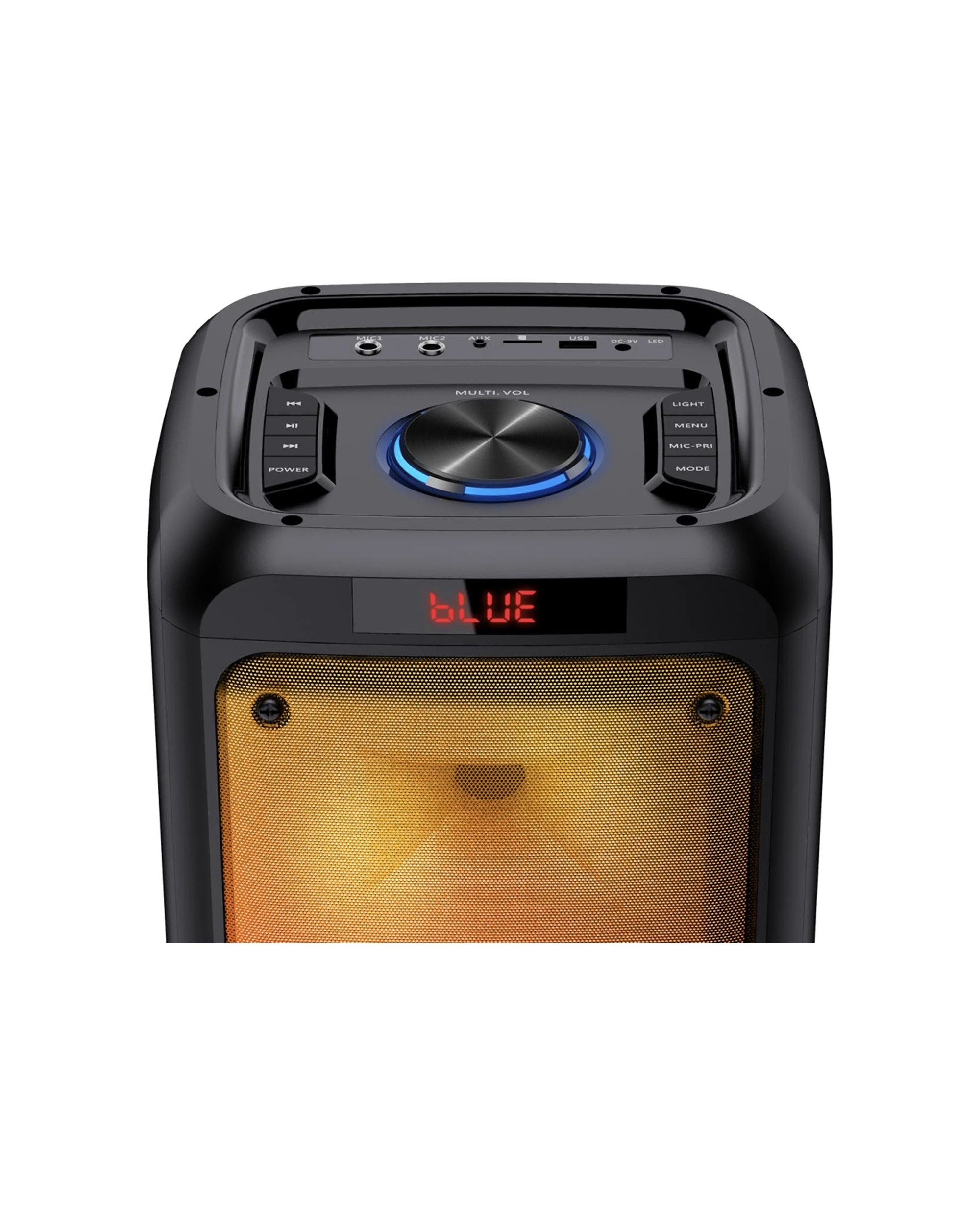 4 Sansai 400W Bluetooth Party LED Portable Electric Rechargeable Speaker With Remote - Black, 4 of 7