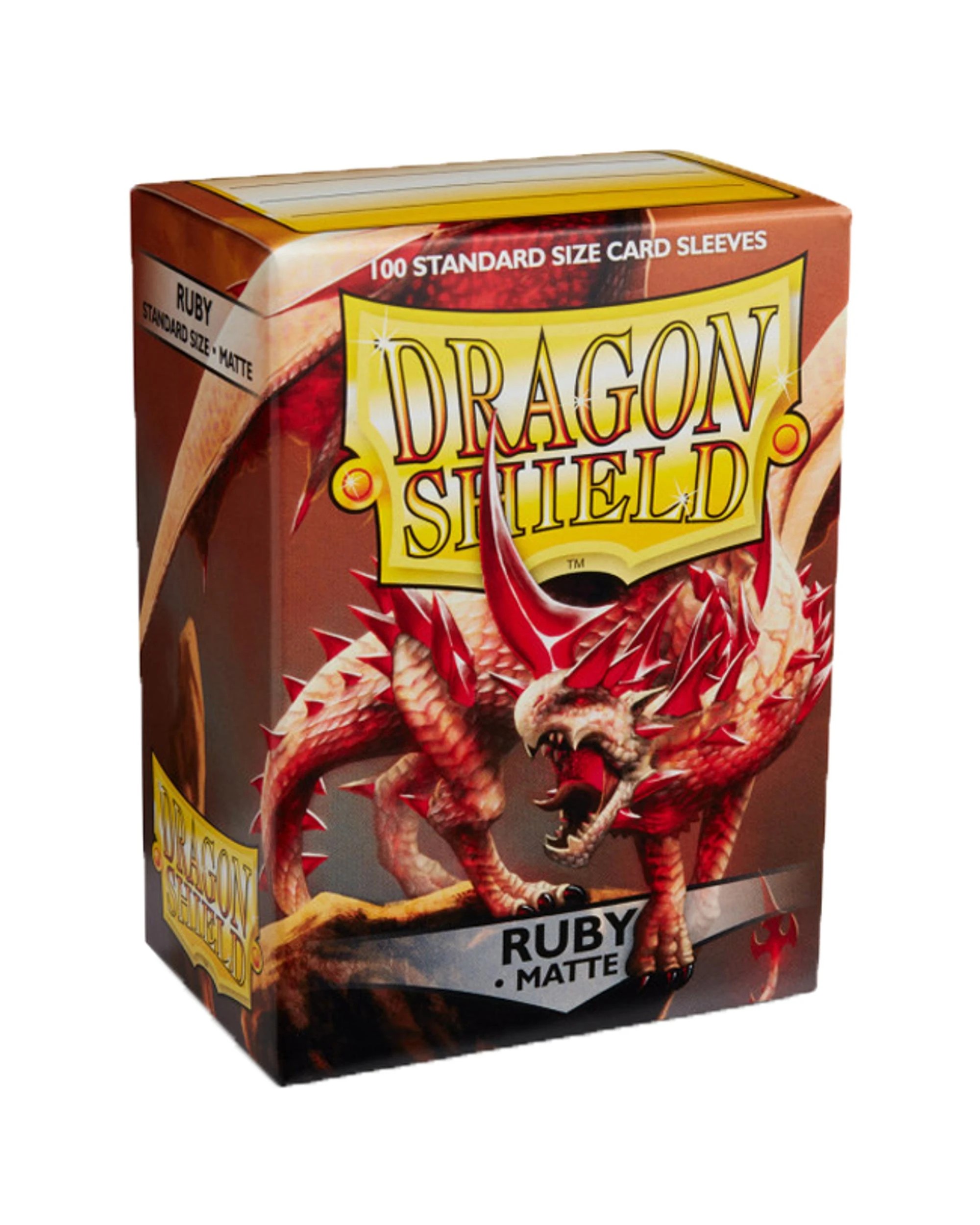 1 Dragon Shield Rubis Matte Ruby Sleeves 100 Pack, 1 of 2