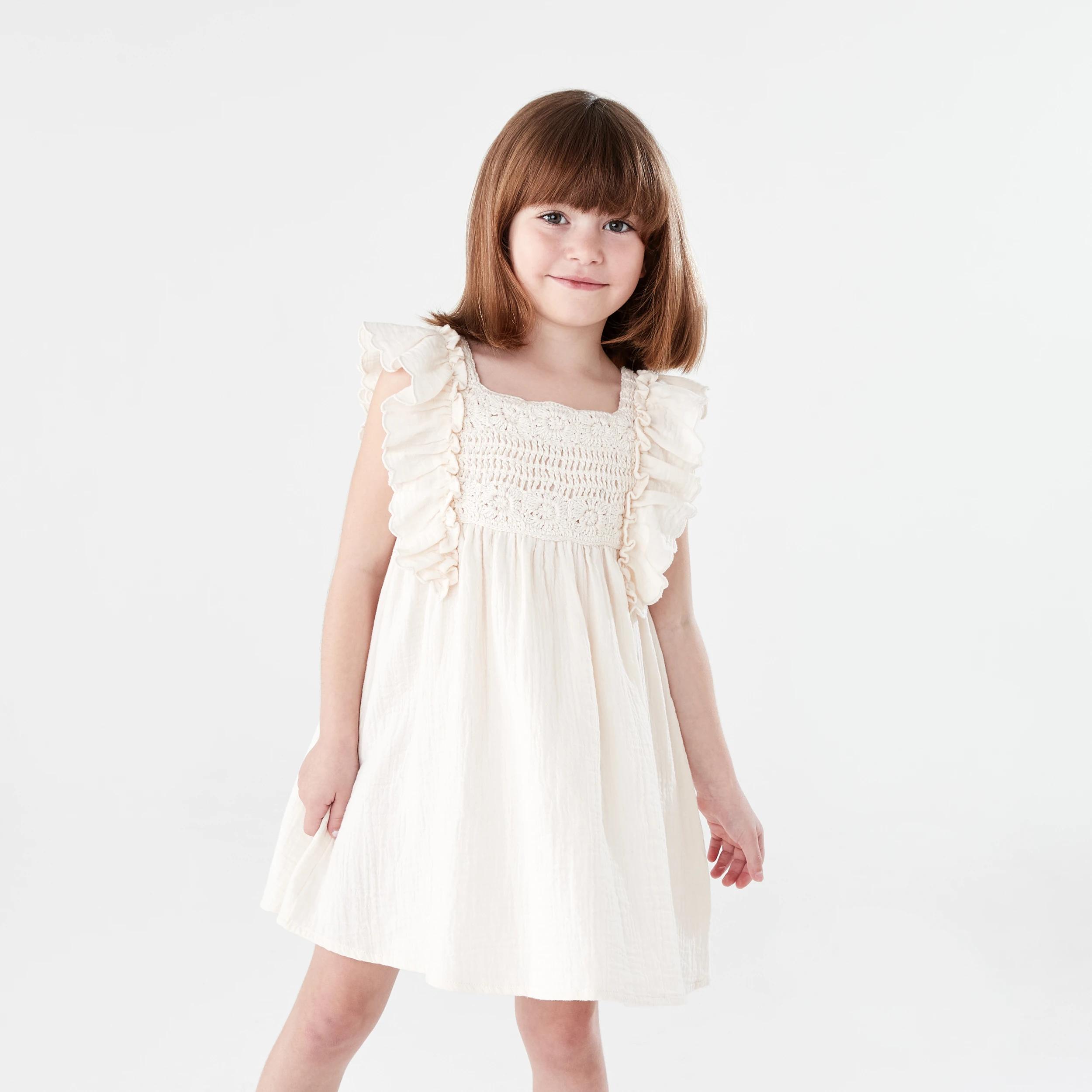 1 Crochet Bib Dress BUTTER BIEGE, 1 of 7