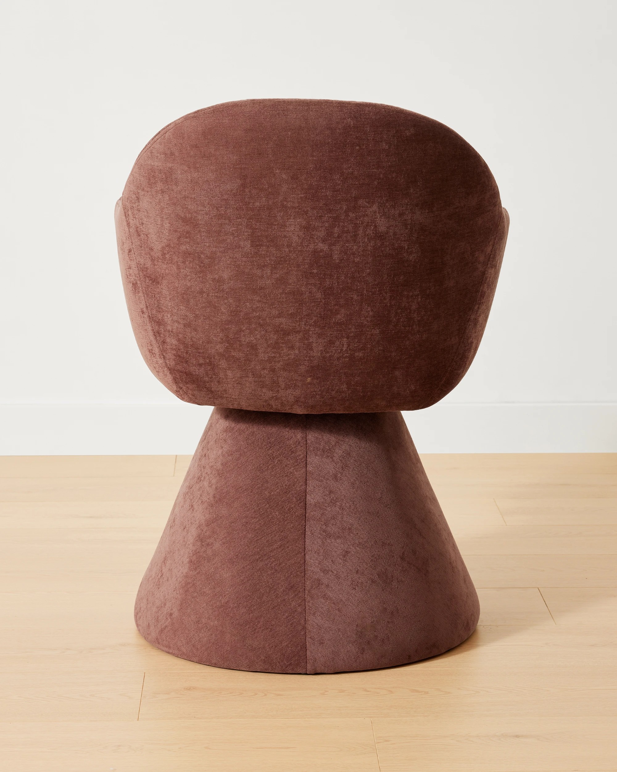 4 Gigi Swivel Dining Chair - Burgundy, 4 of 7