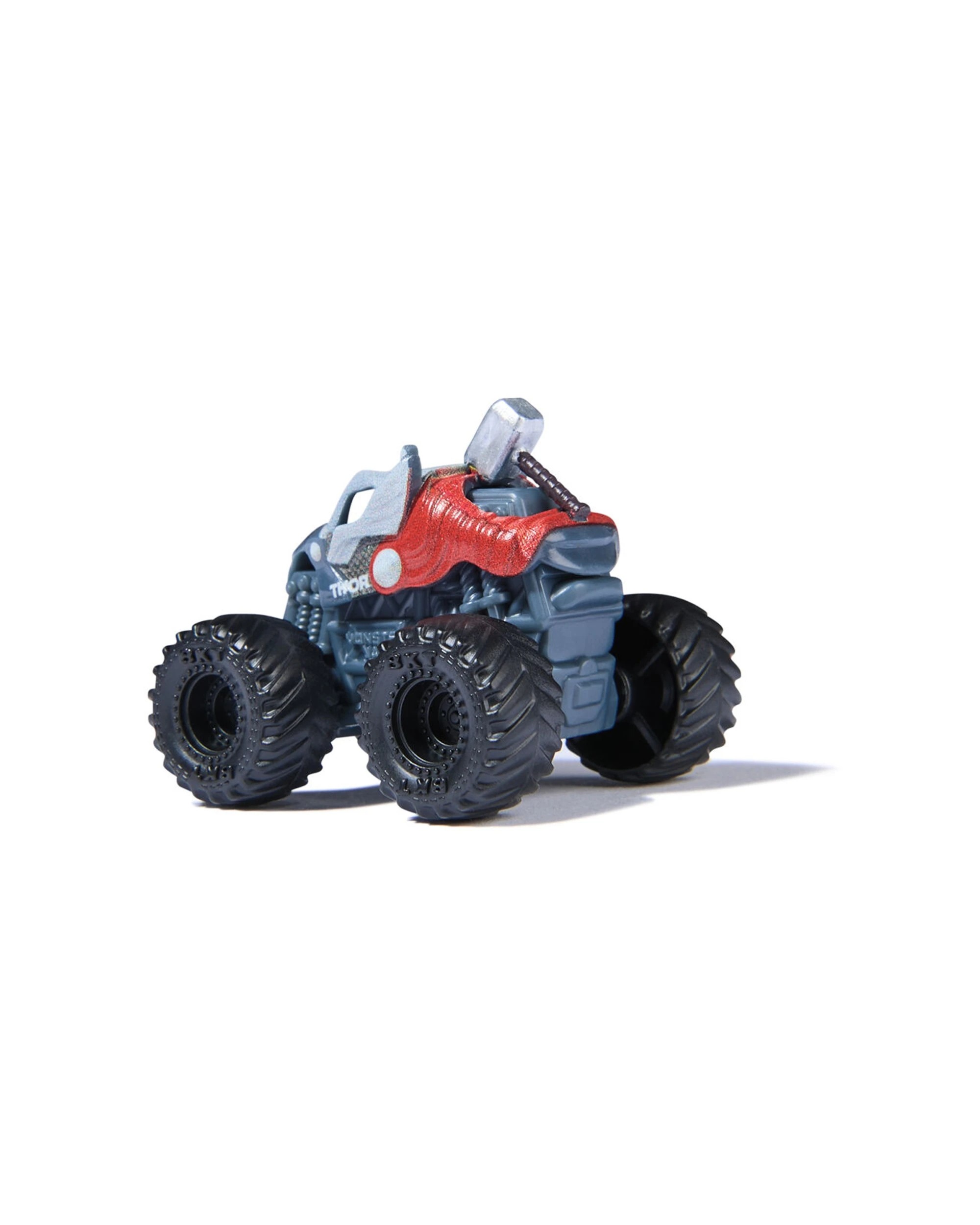9 Monster Jam 3pc Mini Marvel Trucks Set Iconic Heroes Kids Children - Multi, 9 of 9