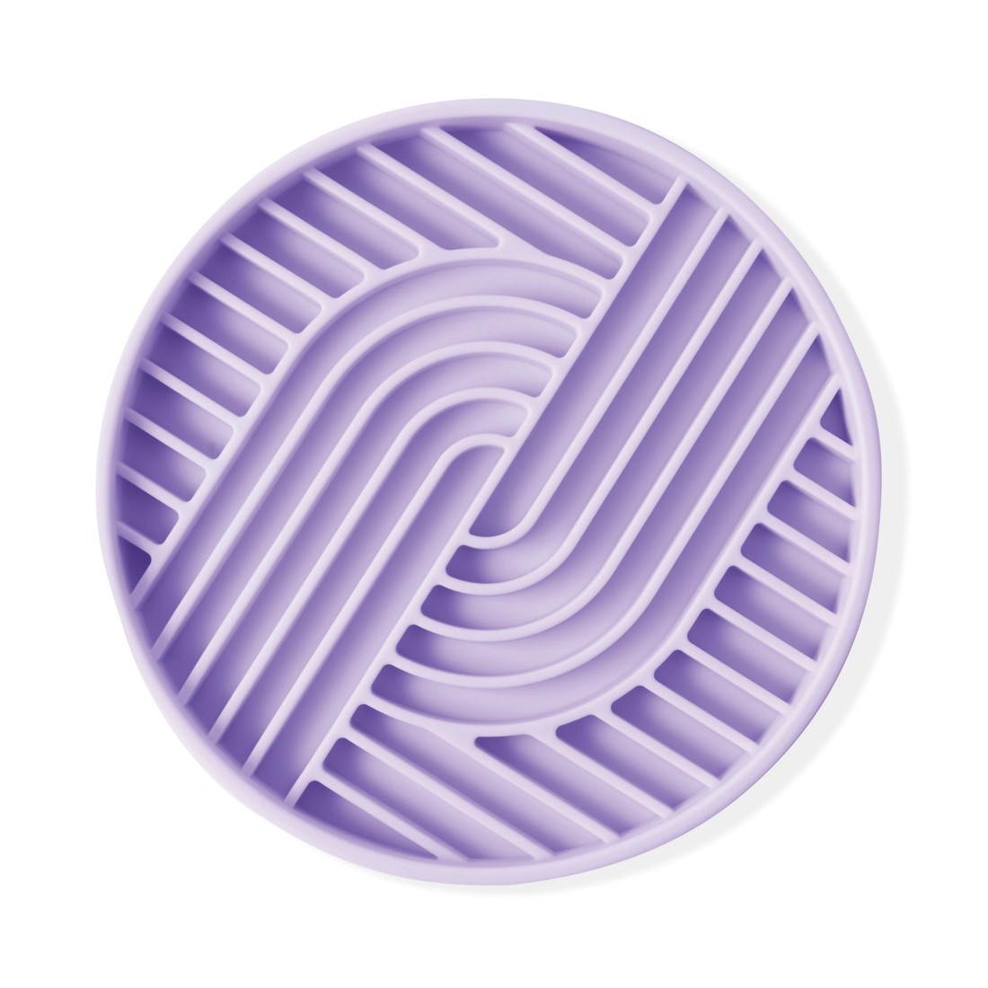 4 Pet Silicone Feeding Plate - Lilac, 4 of 7