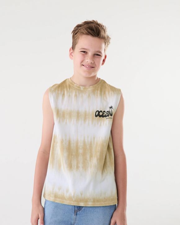 Sleeveless Tie Dye Muscle