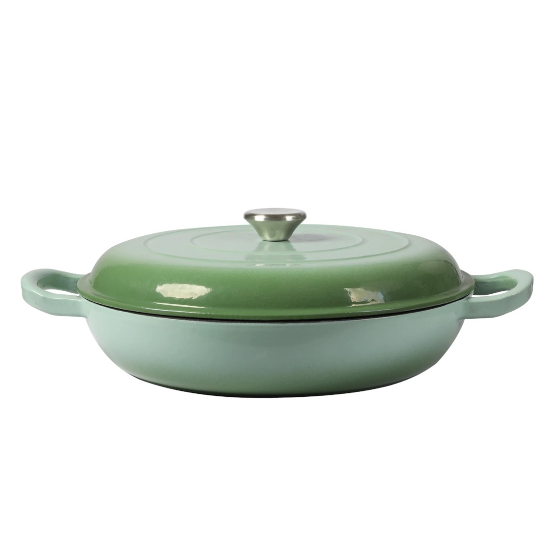 1 Toque Cast Iron Dutch 3.5l - Green, 1 of 6