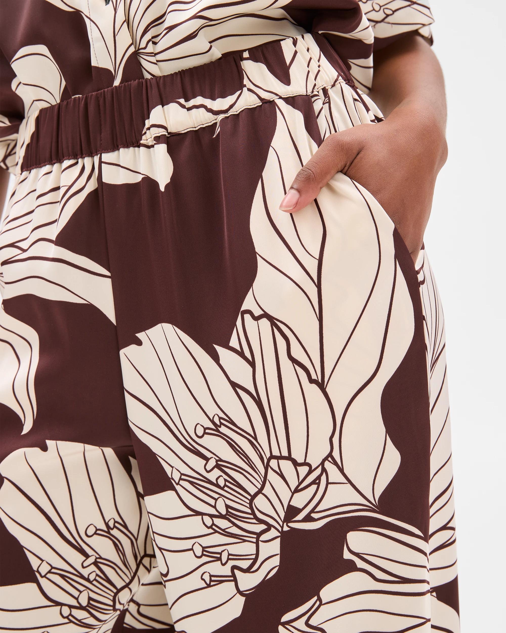 4 Target Petites Satin Pants FLORAL PRINT, 4 of 6