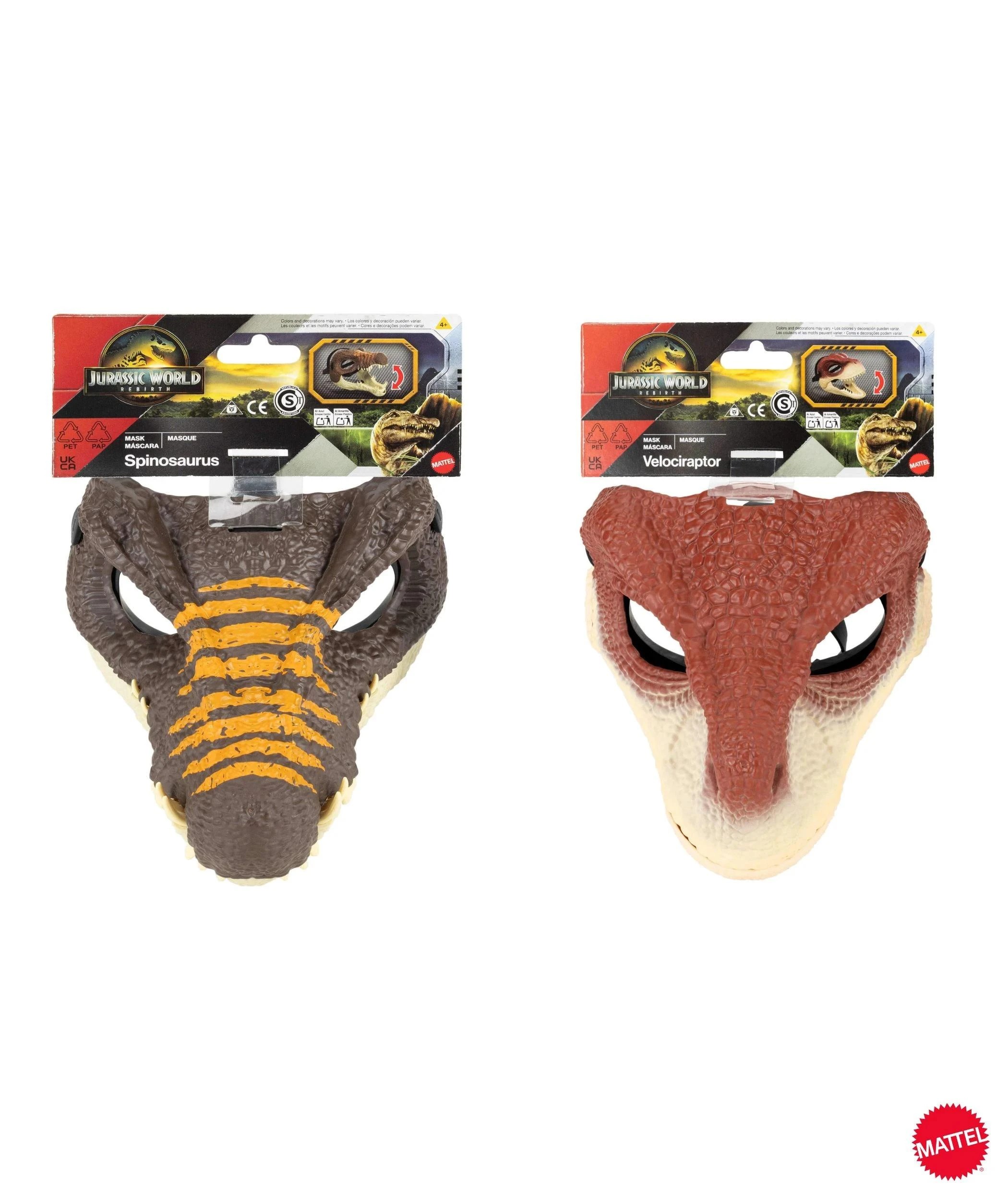 1 Mattel Jurassic World Rebirth Dinosaur Mask - Assorted - Multi, 1 of 5