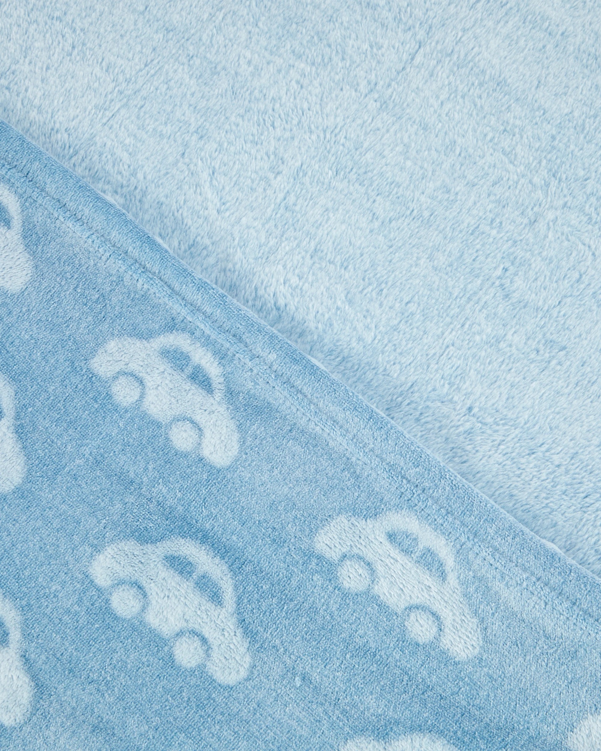 3 Coral Fleece Throw - Cars, 3 of 4