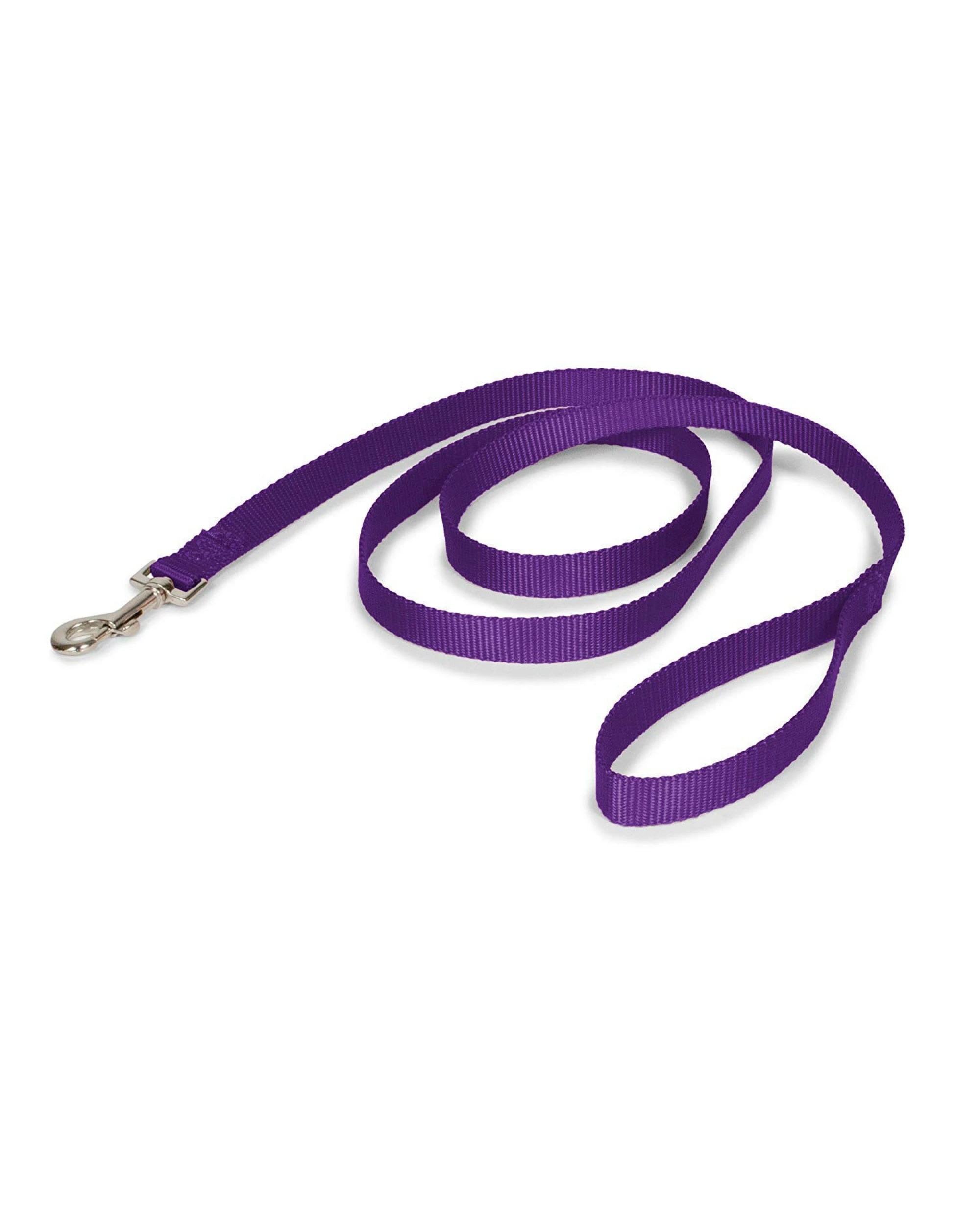 3 Br Pets Plain Nylon Dog Leash Lead Training Obedience Recall Walk - Assorted Colours - Medium (2.0cm Width/1.2m Long), 3 of 6