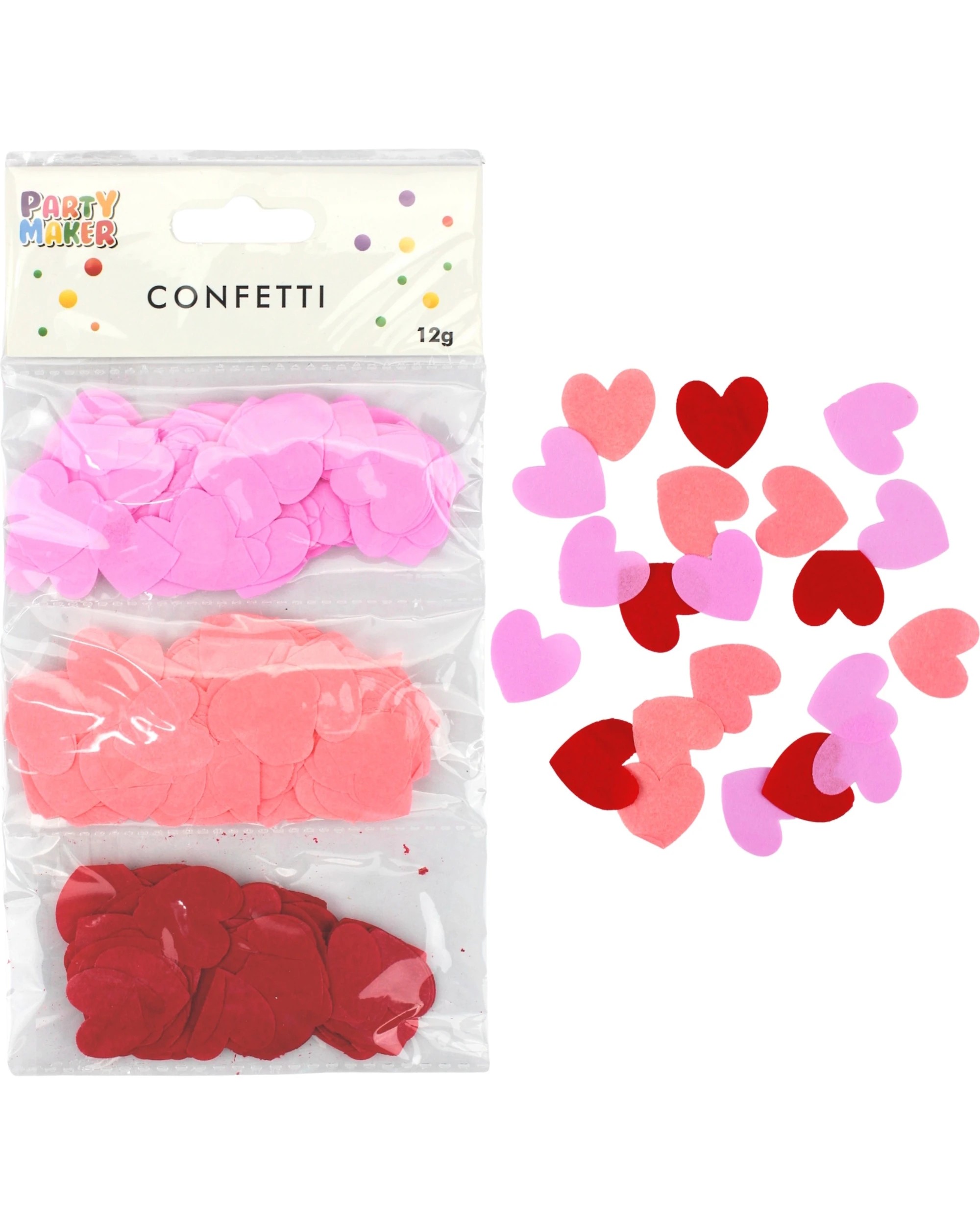 1 Party Maker Heart Shaped Tissue Confetti - Pink, 1 of 1
