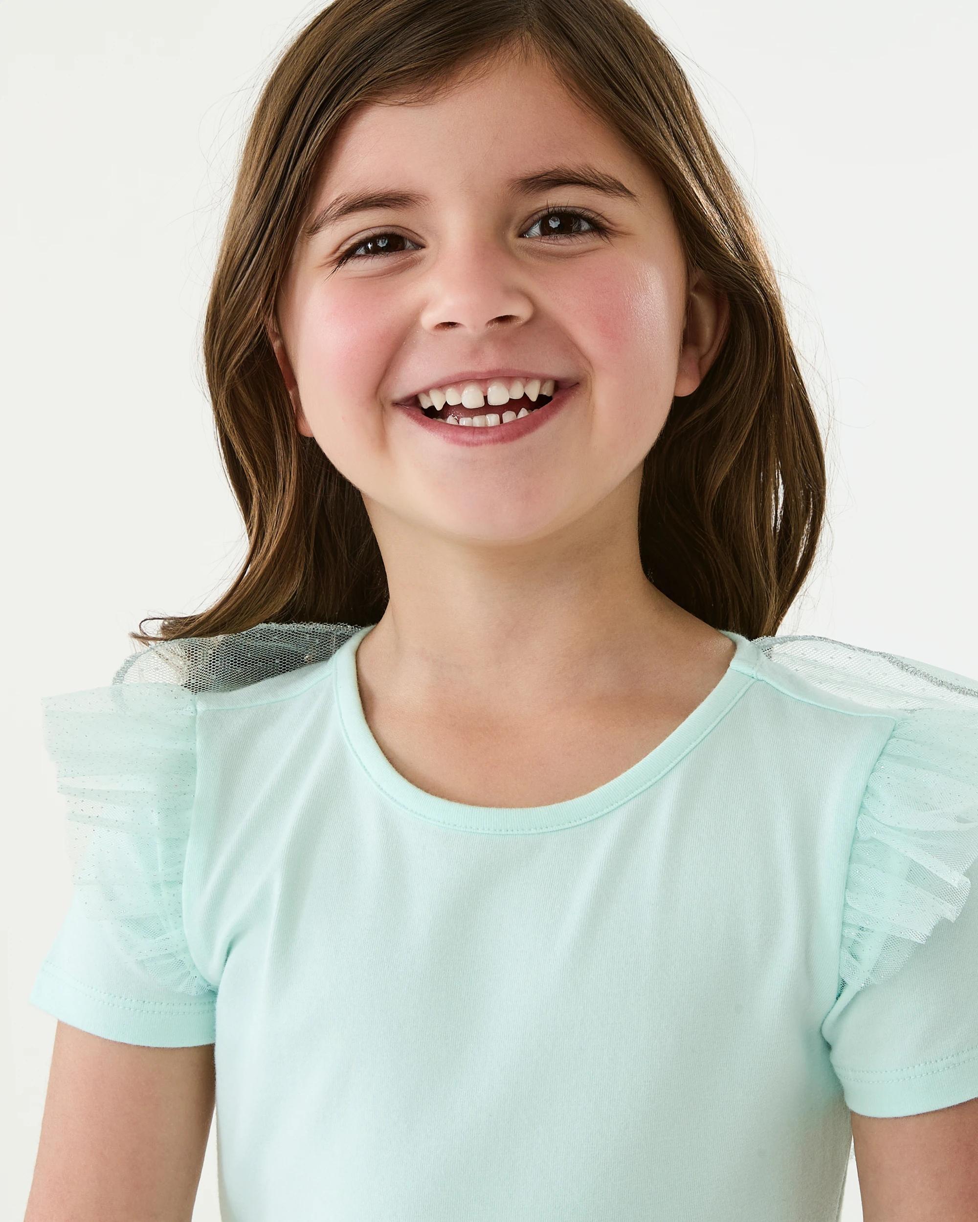 4 Frill Wing Tutu Dress Sea Green, 4 of 7