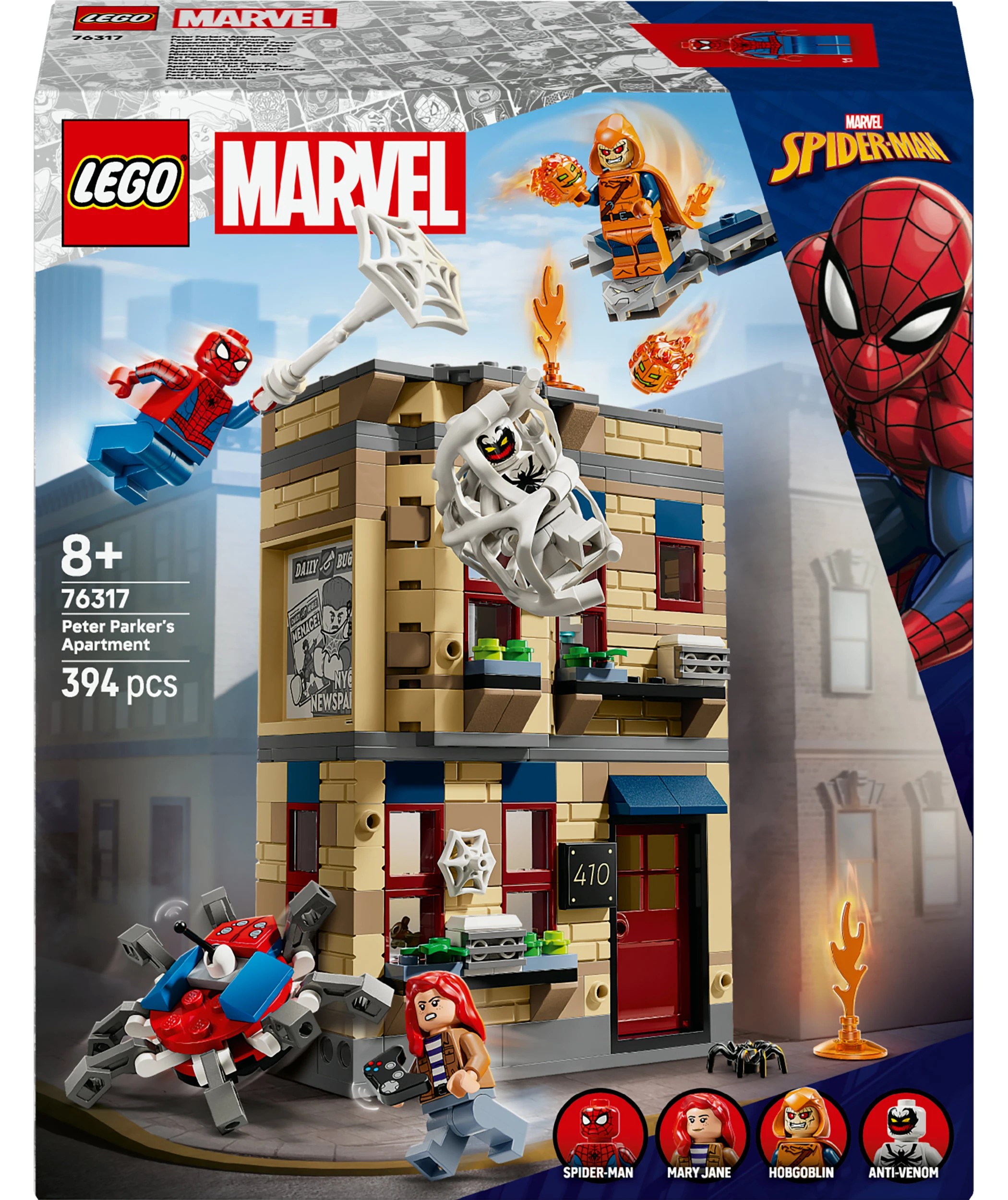 1 LEGO Marvel Super Heroes Peter Parker’s Apartment 76317, 1 of 10
