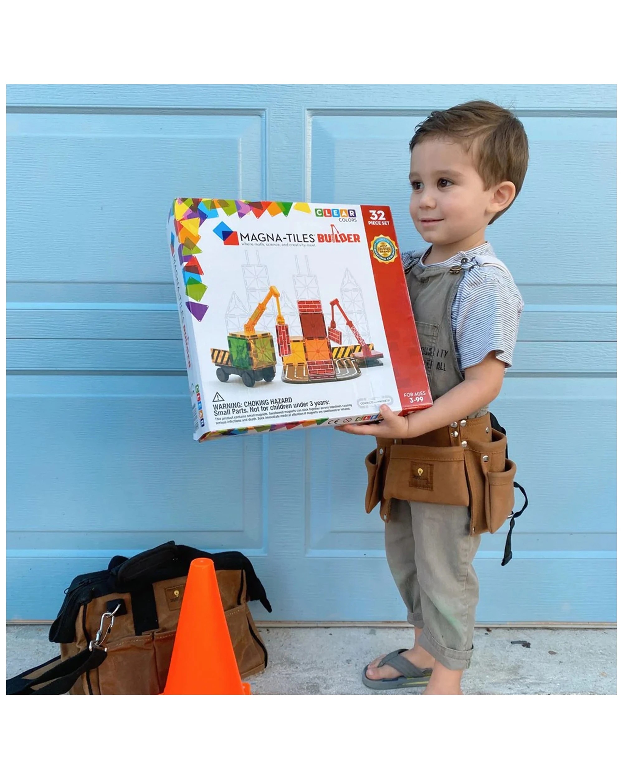 3 Magna-tiles 32pc Builder Magnetic Construction Toy Set For Kids 3 Plus - Multi, 3 of 3