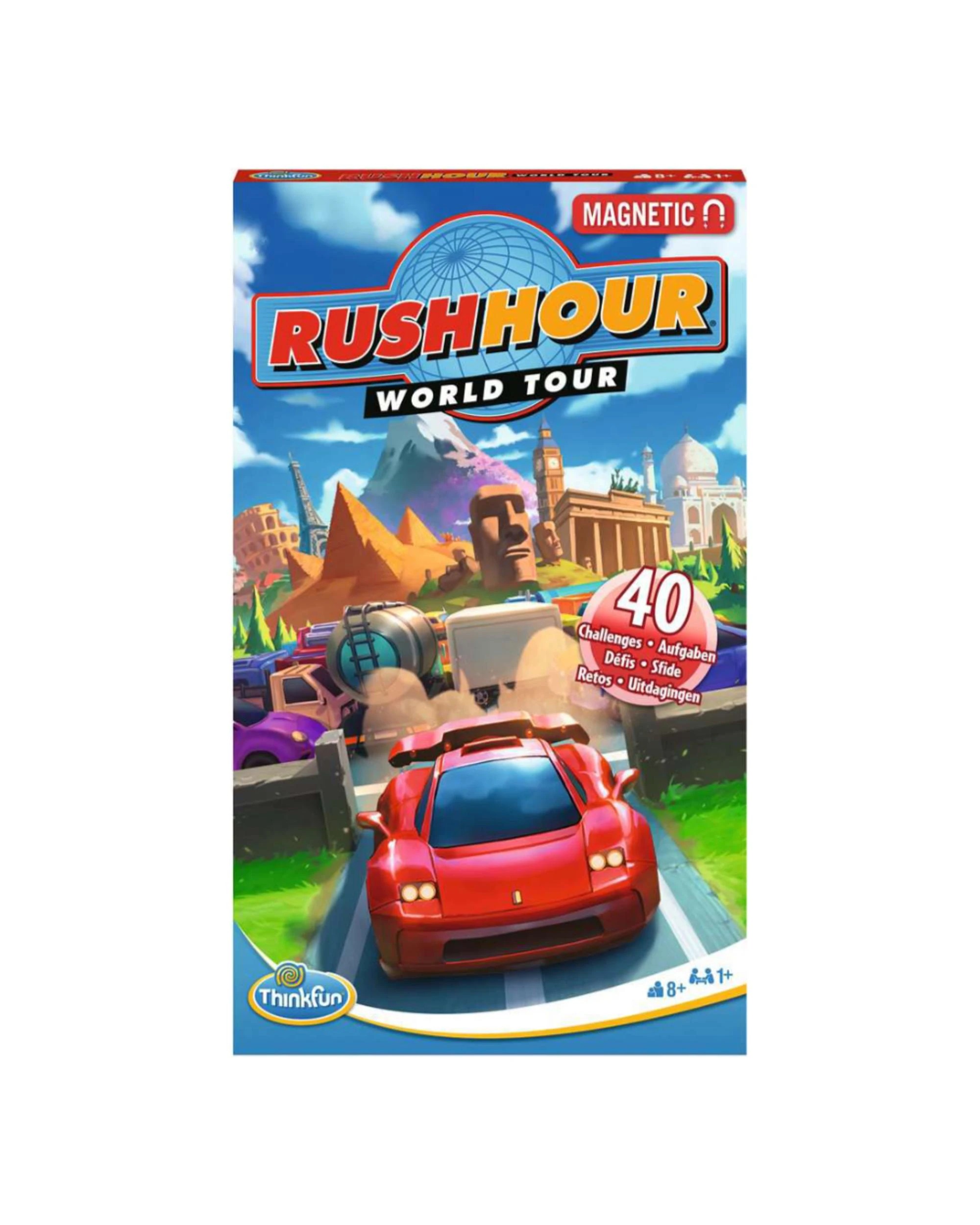 1 ThinkFun Rush Hour World Tour Travel Puzzle, 1 of 1