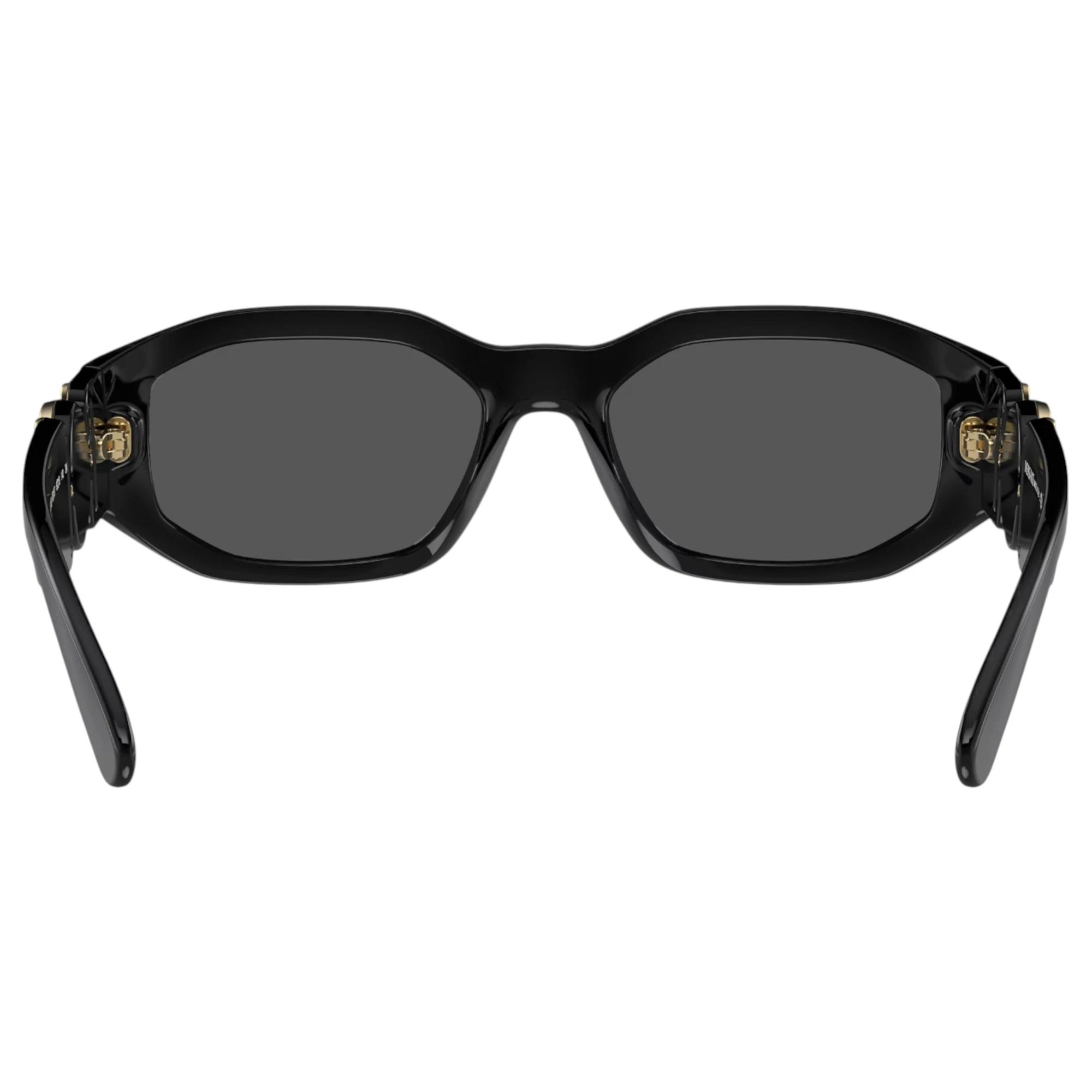 4 Versace Womens Sunglasses Ve4361 Biggie Sunnies BLACK/DARK GREY, 4 of 5