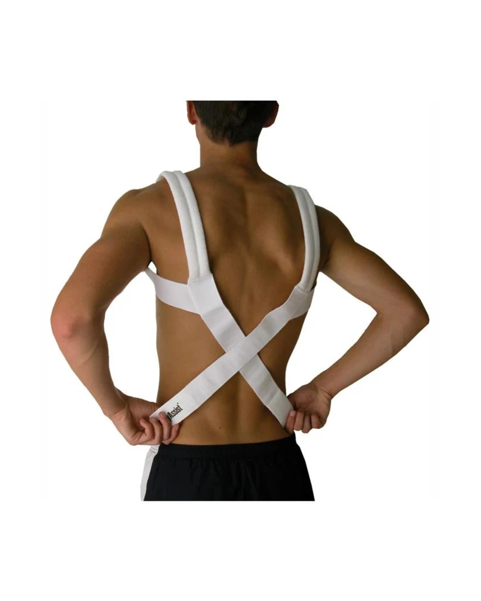 1 Bodyassist Posture Improver Brace Figure-8 Design Brushed Elastic X-Large - Multi - Multi, 1 of 1