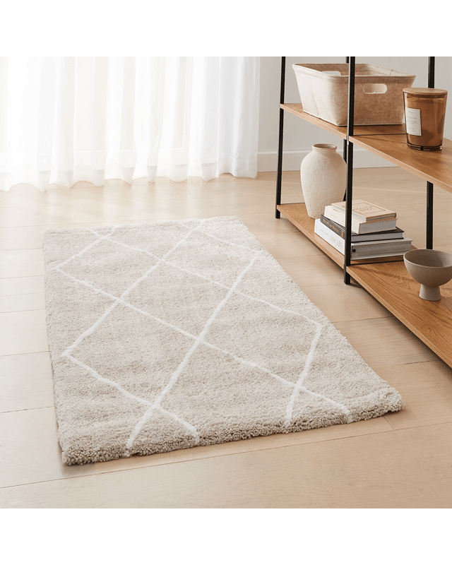 Trellis Rug - Natural, Small - 140cm x 