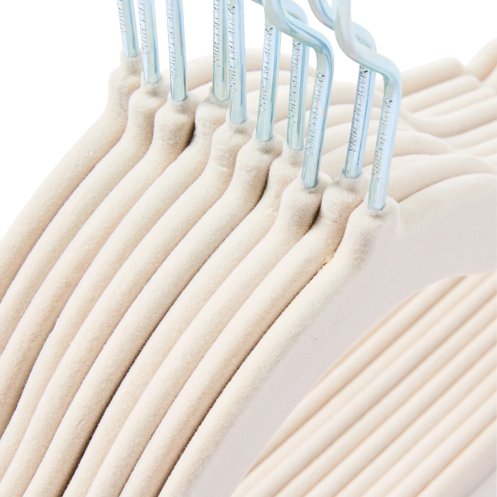 8 10 Pack Kids Flocked Hangers, 8 of 8