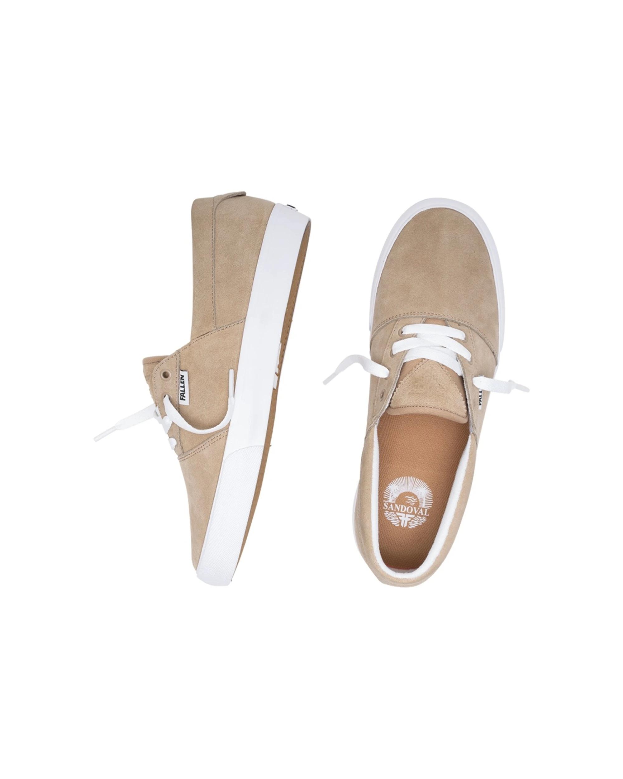 3 Fallen Footwear Coronado Tommy Sandoval Men's Shoe Vulcanized TAN/WHITE, 3 of 6