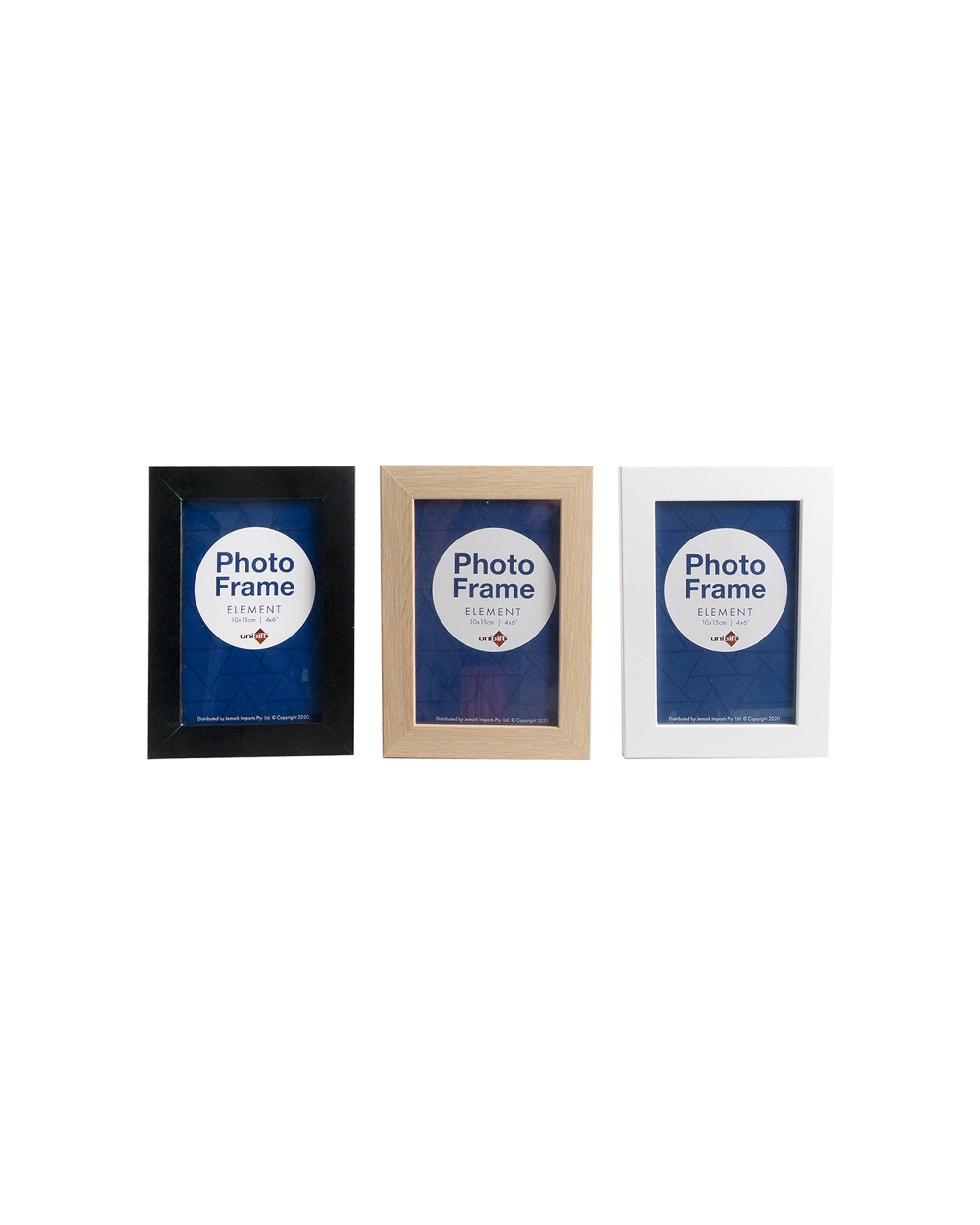 3 Unigift 6PK Element MDF Glass Picture Photo Frame Home Decor 10x15cm, 3 of 3