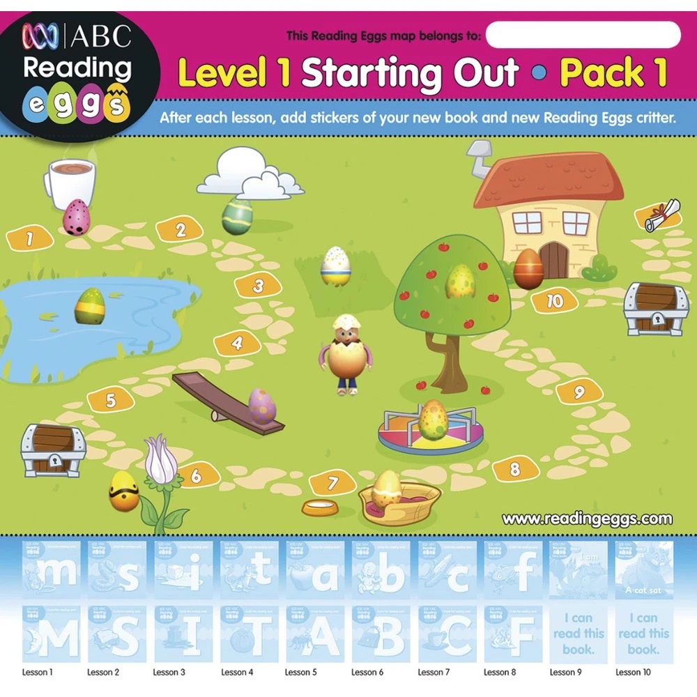 3 ABC Reading Eggs Starting Out Book Pack 1, 3 of 5