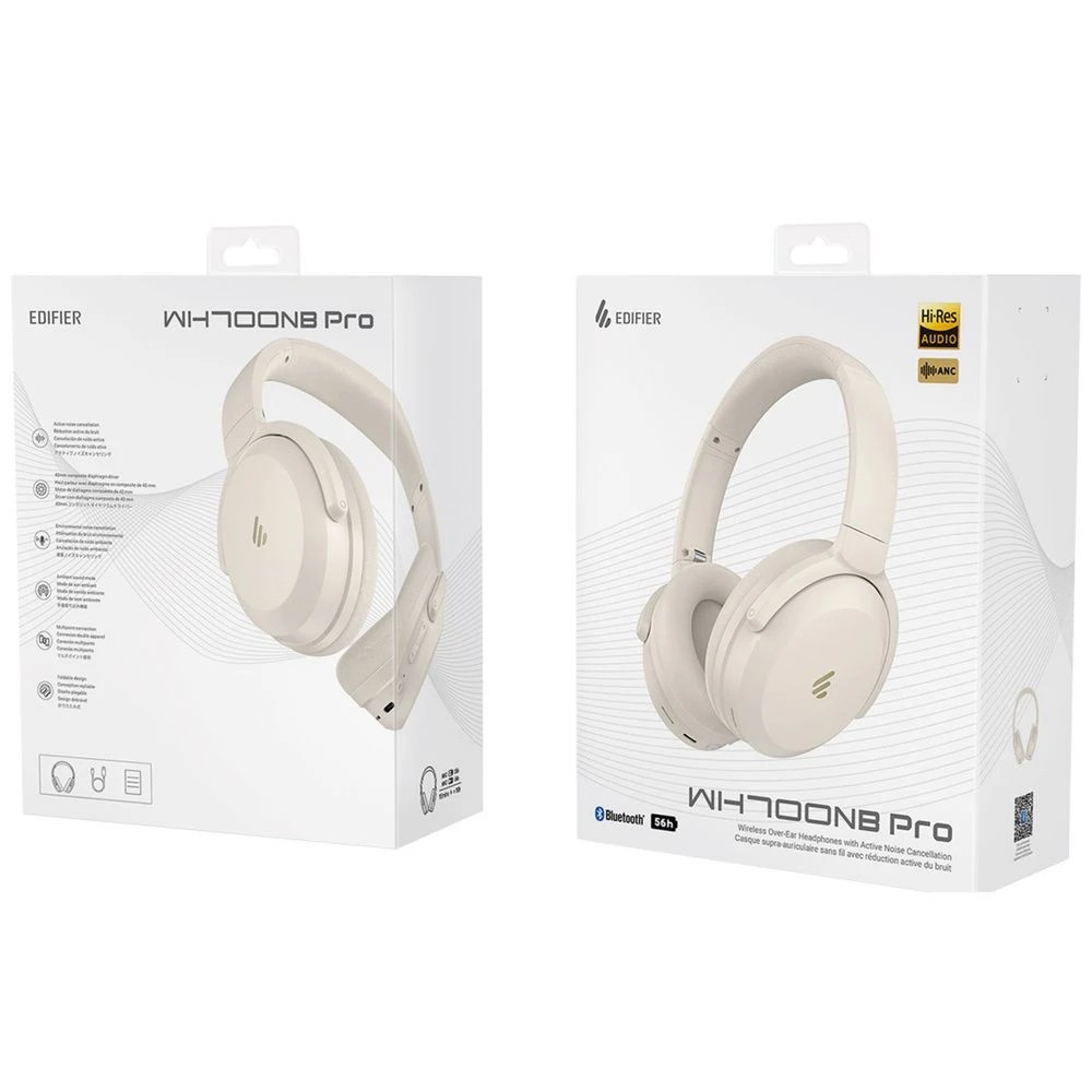 8 EDIFIER WH700NB Pro Wireless Over-Ear Headphones w ANC Ivory, 8 of 10