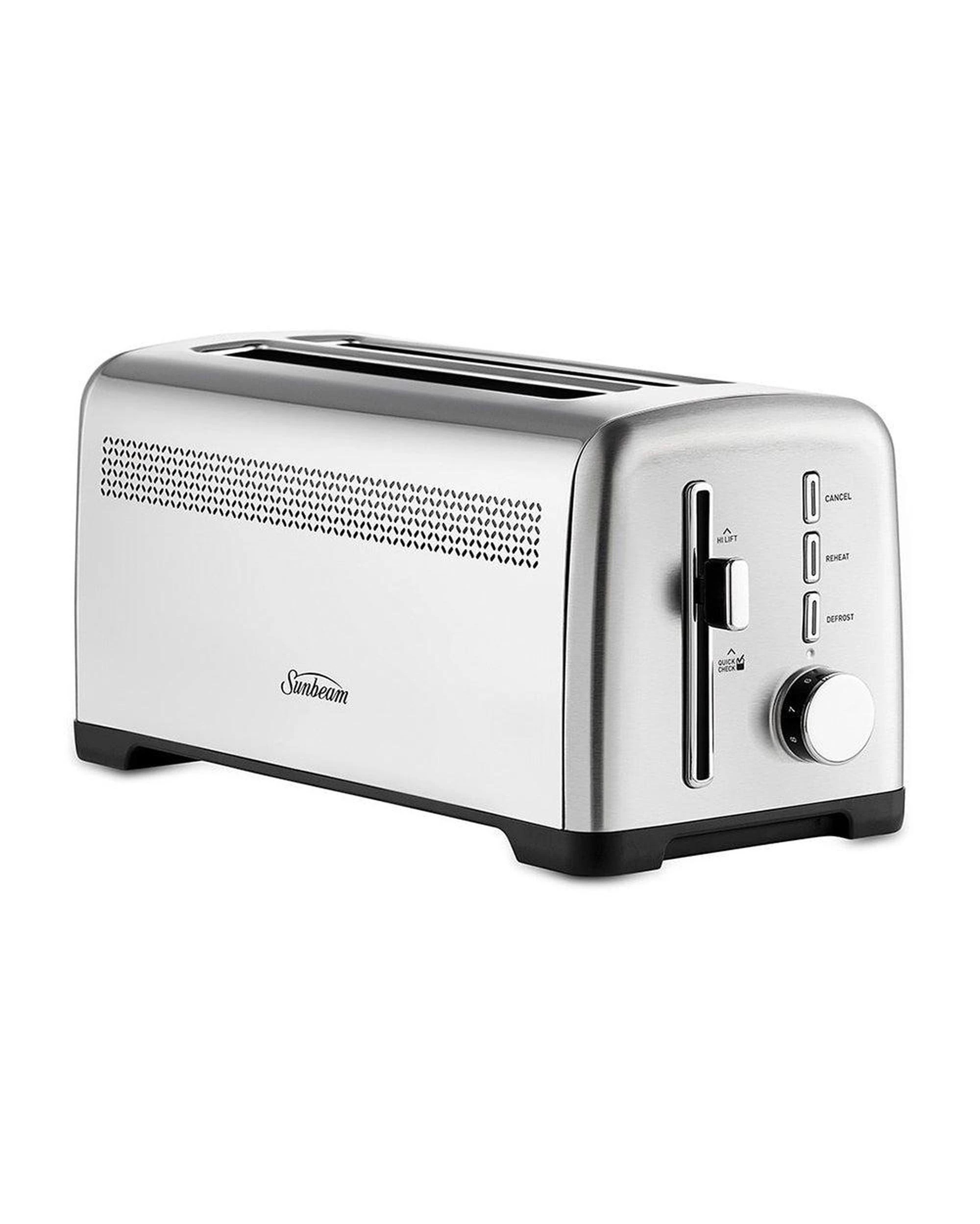 3 Sunbeam Long Slot 4-Slice Toaster - Stainless Steel, 3 of 4