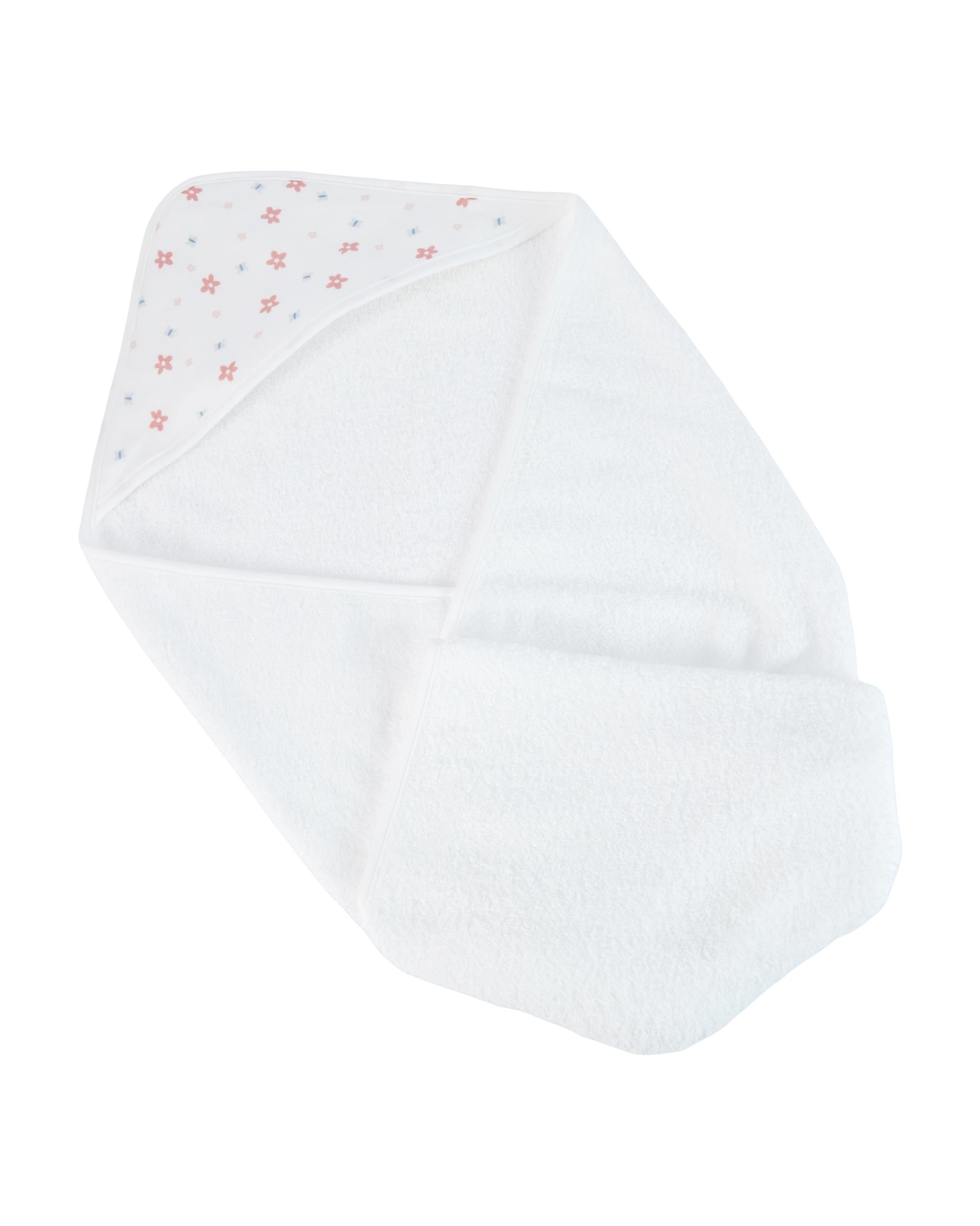 1 Cotton Hooded Towel - Garden, 1 of 5
