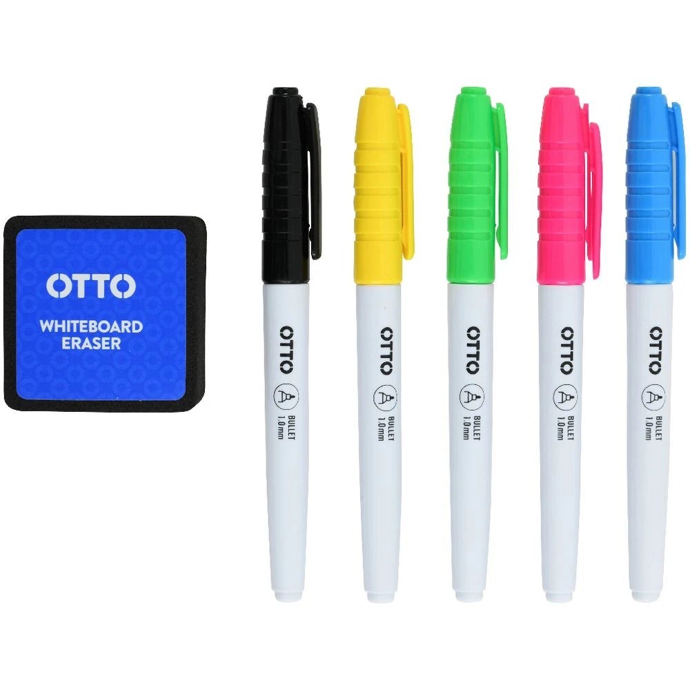 2 Otto Bright Markers and Eraser 5 Pack, 2 of 3