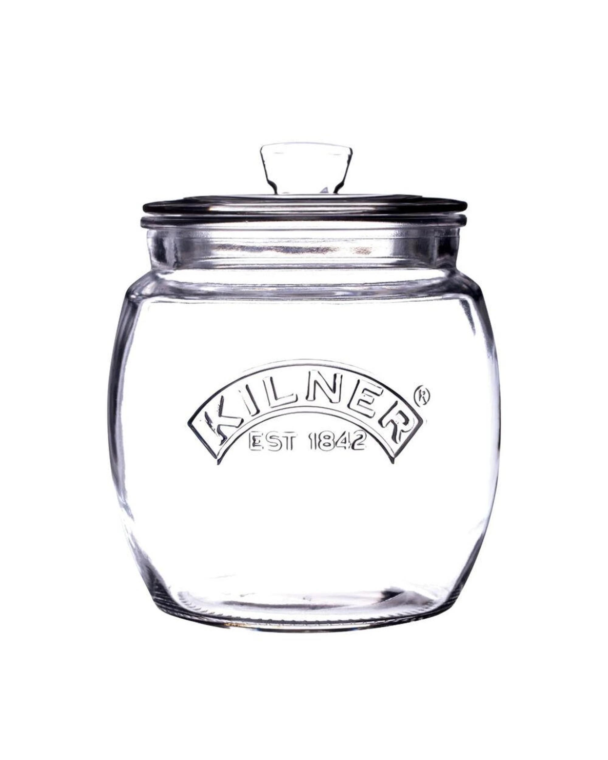 2 Kilner Universal Storage Jar 850ml Set of 6 - Clear, 2 of 6