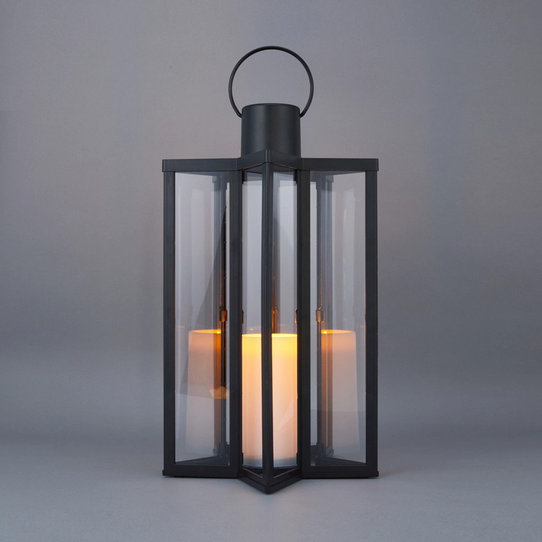 1 Battery Operated LED Light Up Star Floor Lantern, 1 of 6