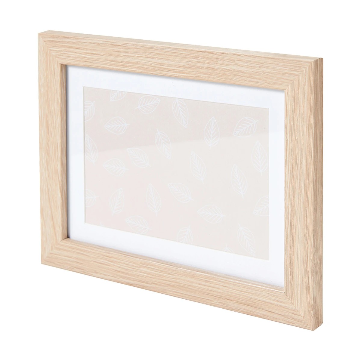8 8 Piece Wall Photo Frame Set - Oak, 8 of 10